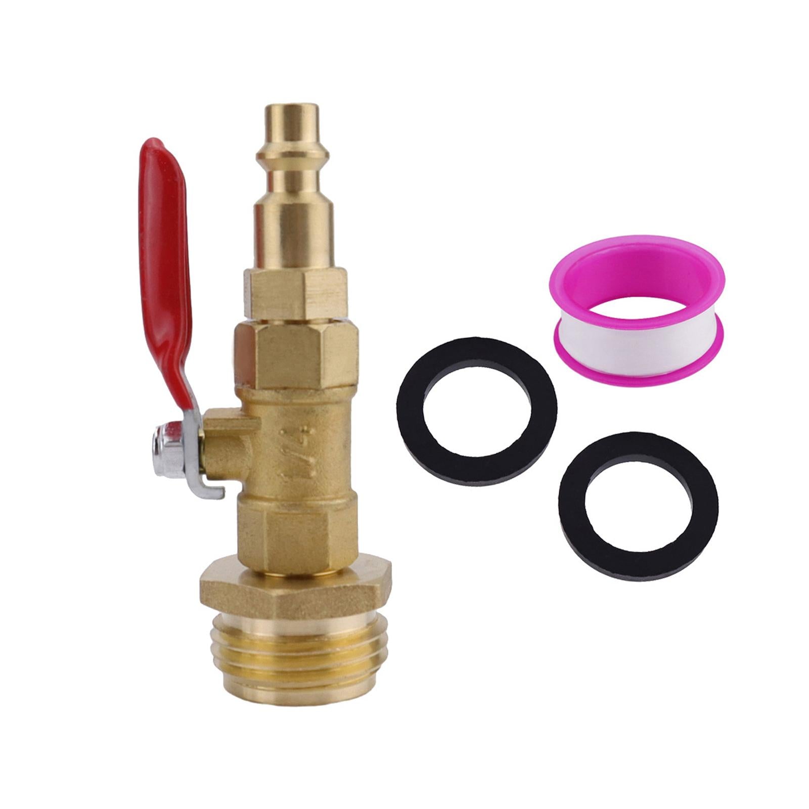 RV Winterize Blowout Adapter Kit 1/4'' Male Quick Plug for Trailer Boat