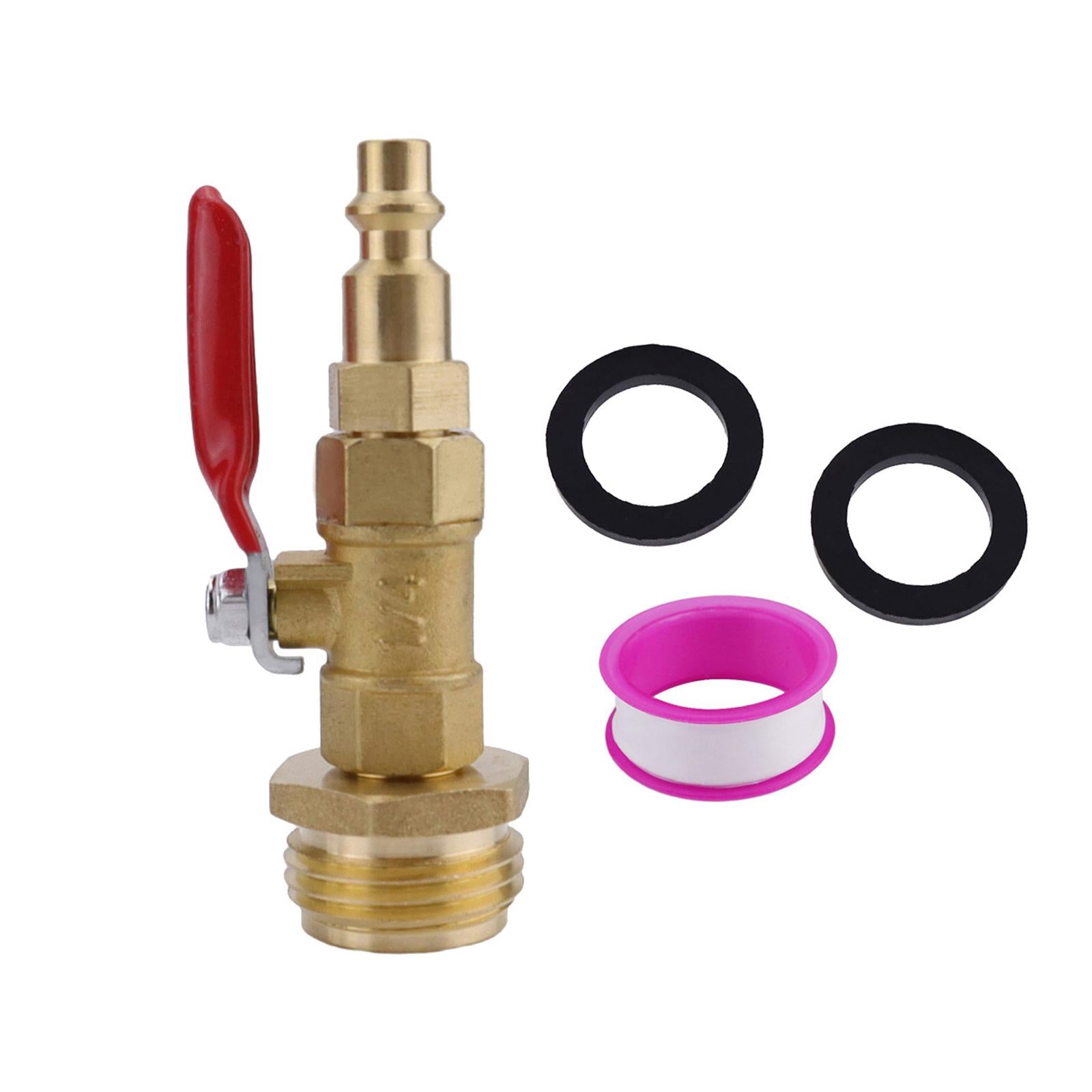 RV Winterize Blowout Adapter Kit 1/4'' Male Quick Plug for Trailer Boat