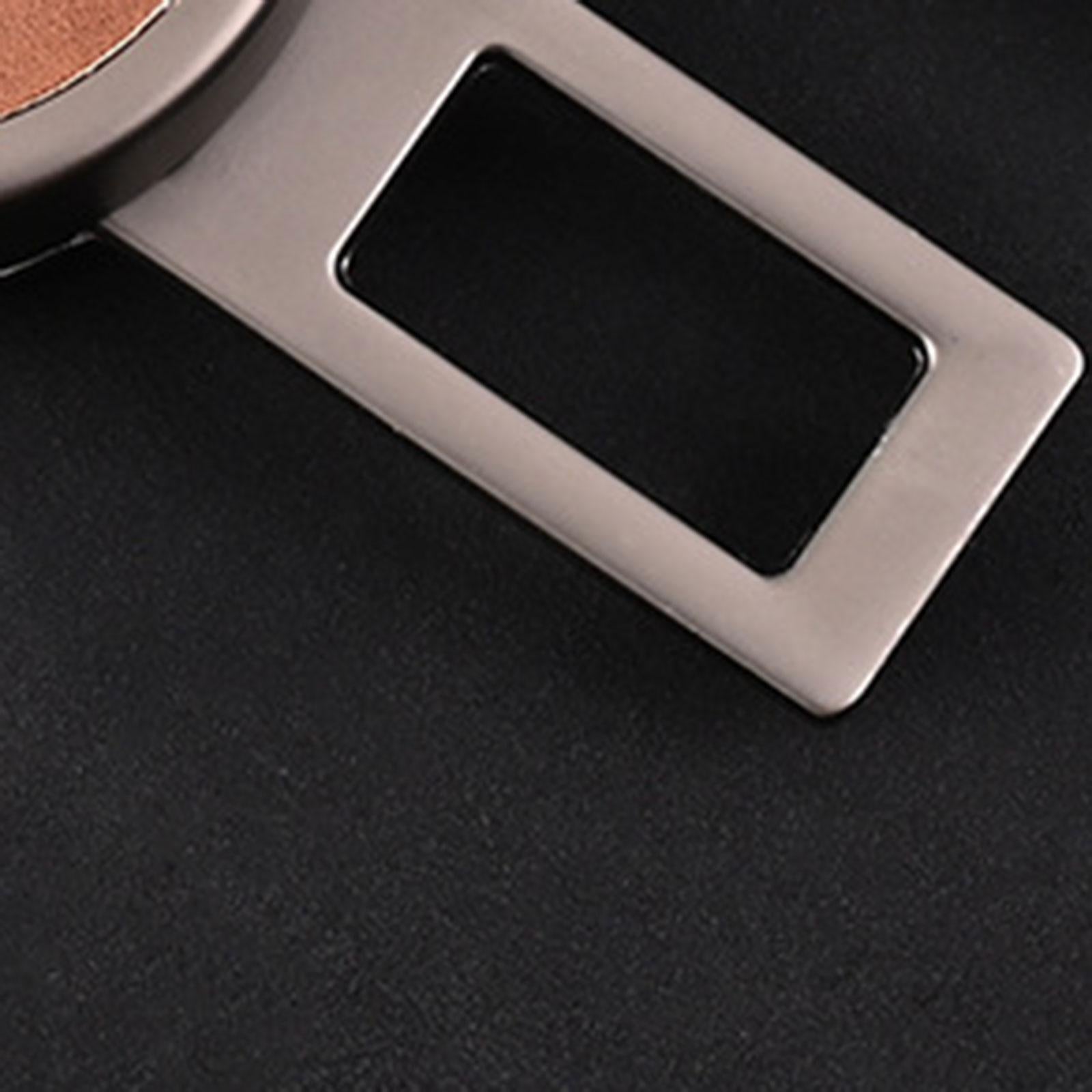 Car Safety Seatbelt Buckle Plug Thick Car Seat Belt Extension Extension Pads Brown