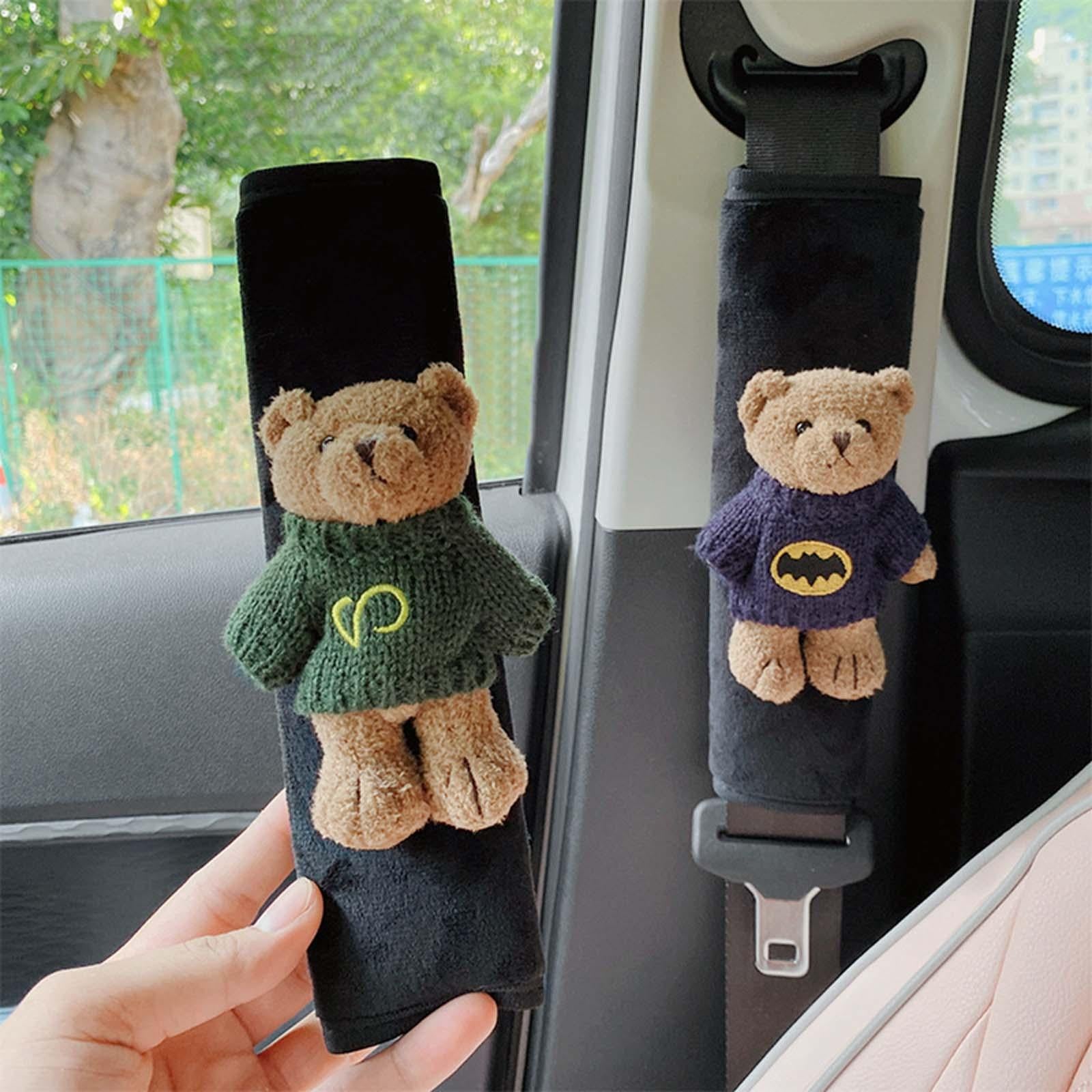 2x Car Seat Belt Strap Cover More Comfortable Driving Seat Belt Cushion