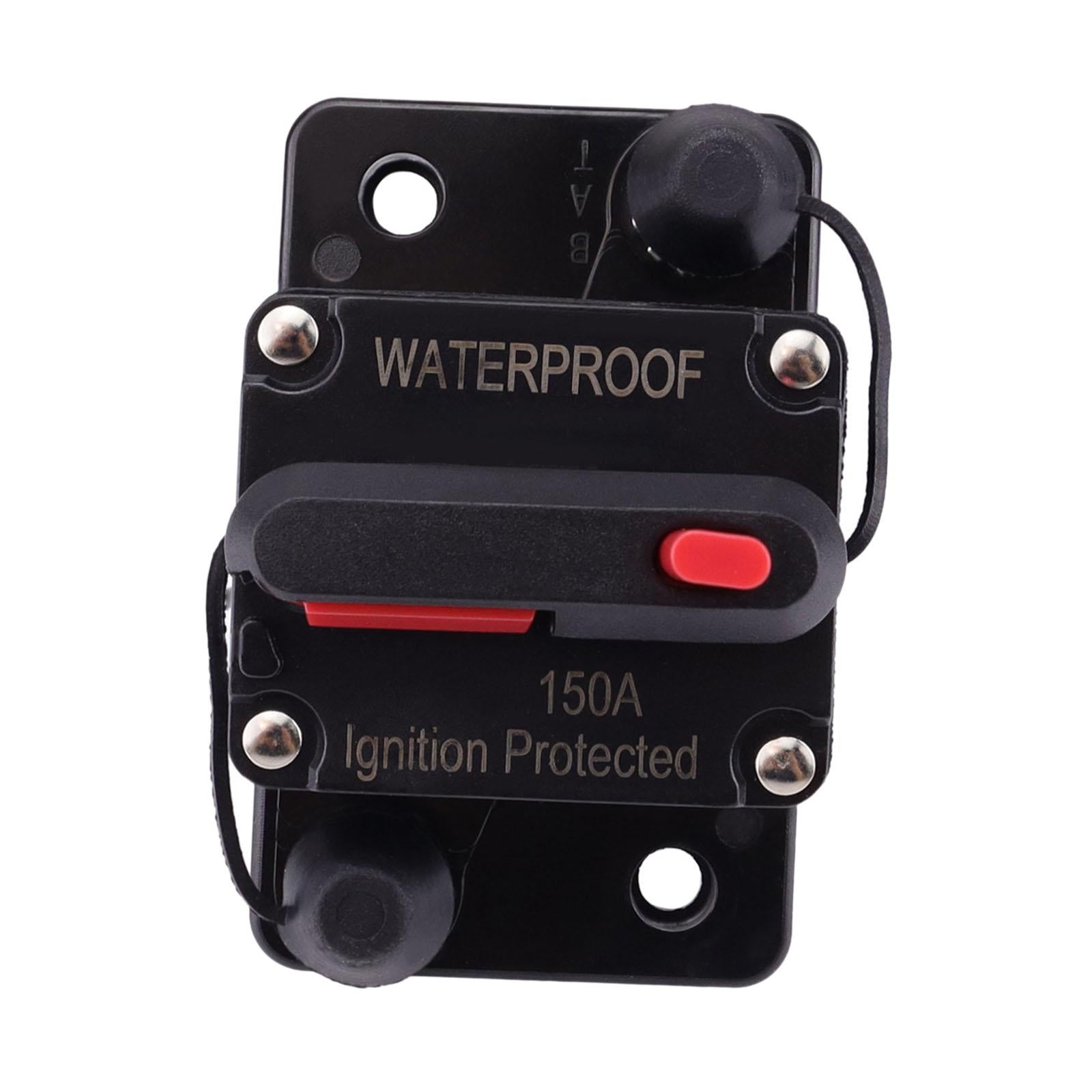 Marine Circuit Breaker with Manual Reset 12V-48V DC for Car Audio Truck 150A