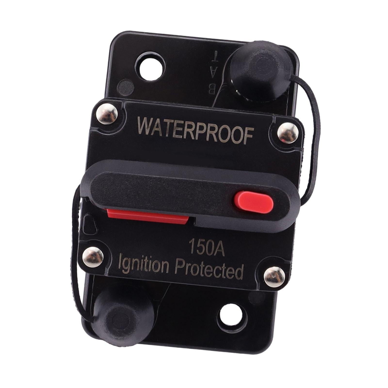 Marine Circuit Breaker with Manual Reset 12V-48V DC for Car Audio Truck 150A