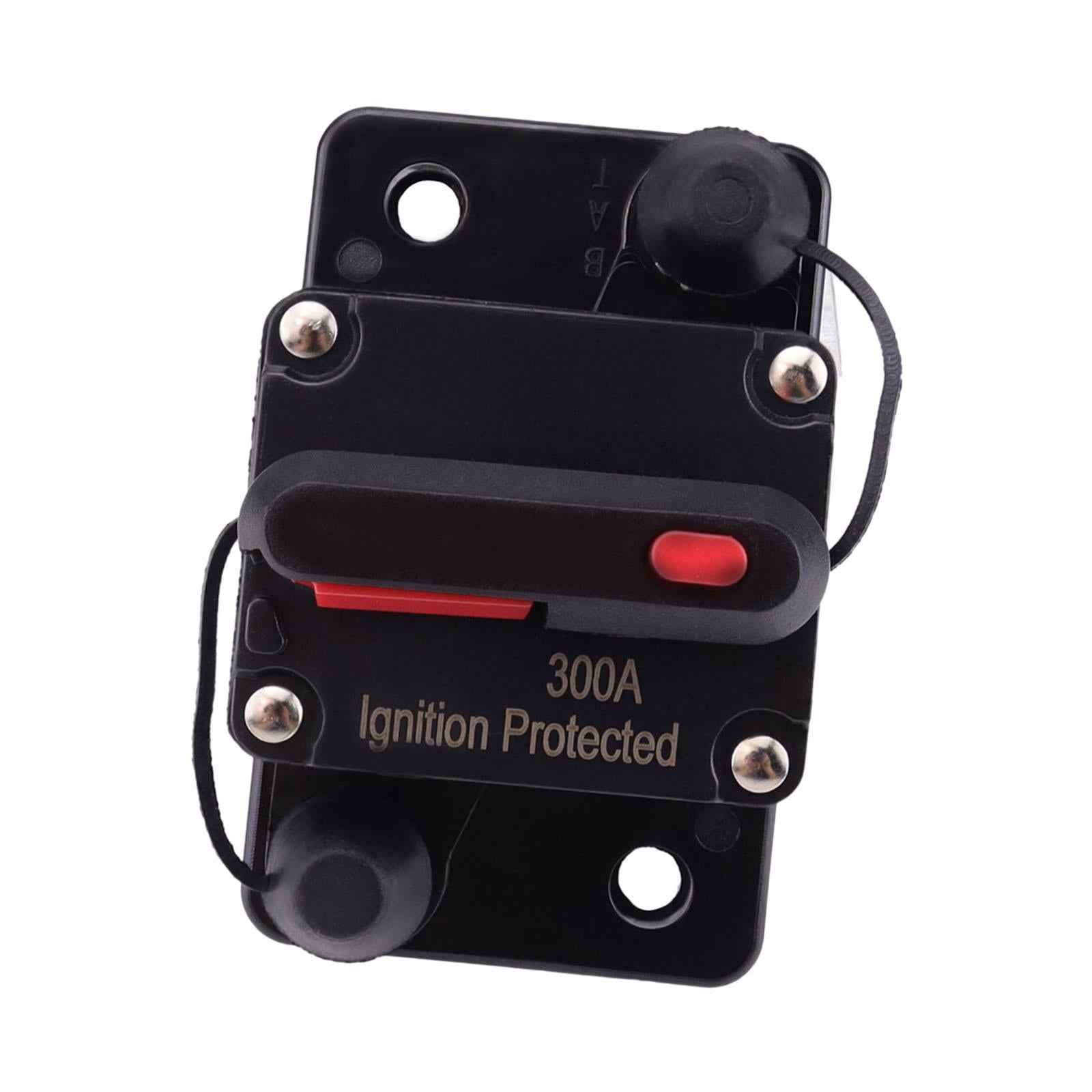 Marine Circuit Breaker with Manual Reset 12V-48V DC for Car Audio Truck 300A