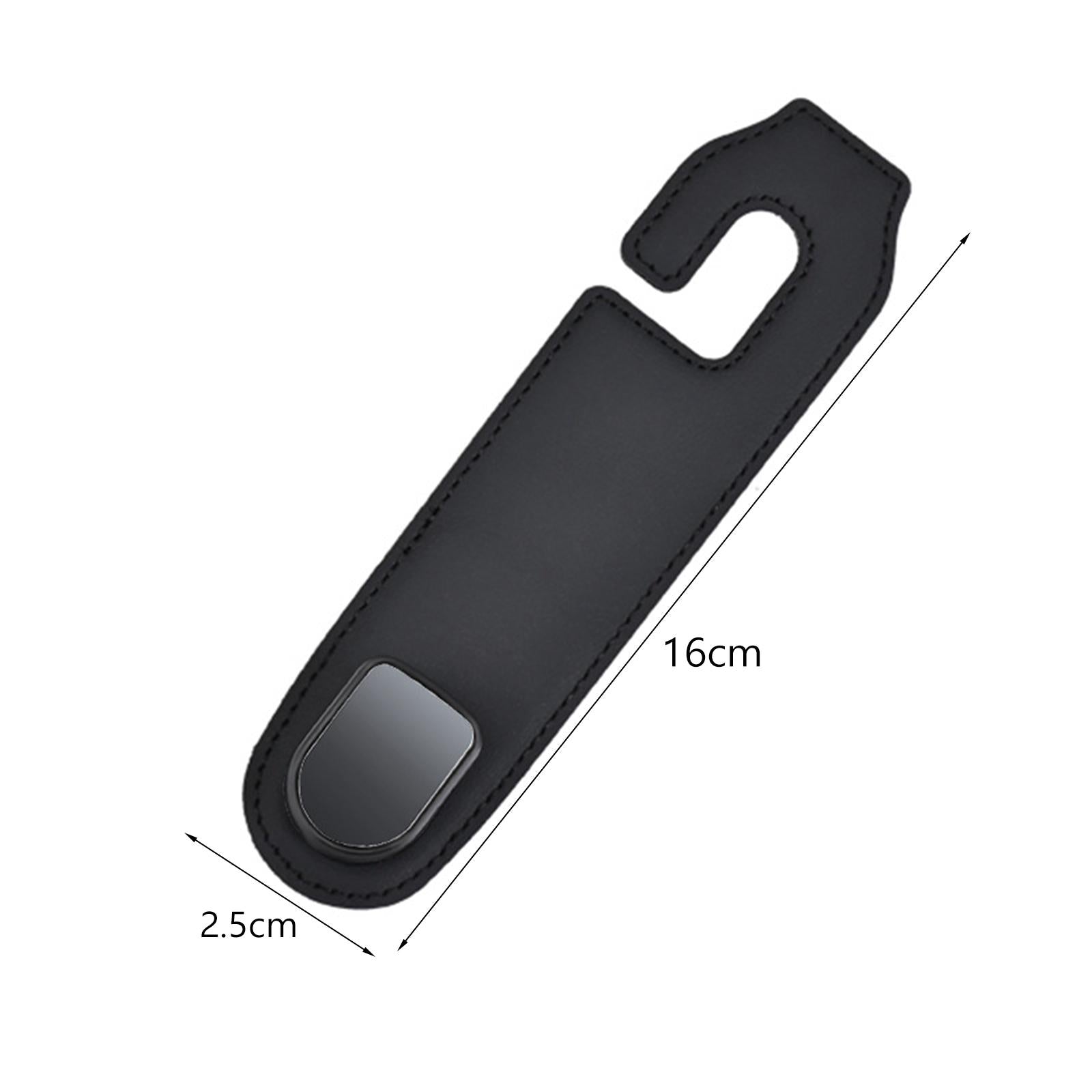 Car Seat Headrest Hook Multipurpose Portable for Umbrellas Coats Purses Black