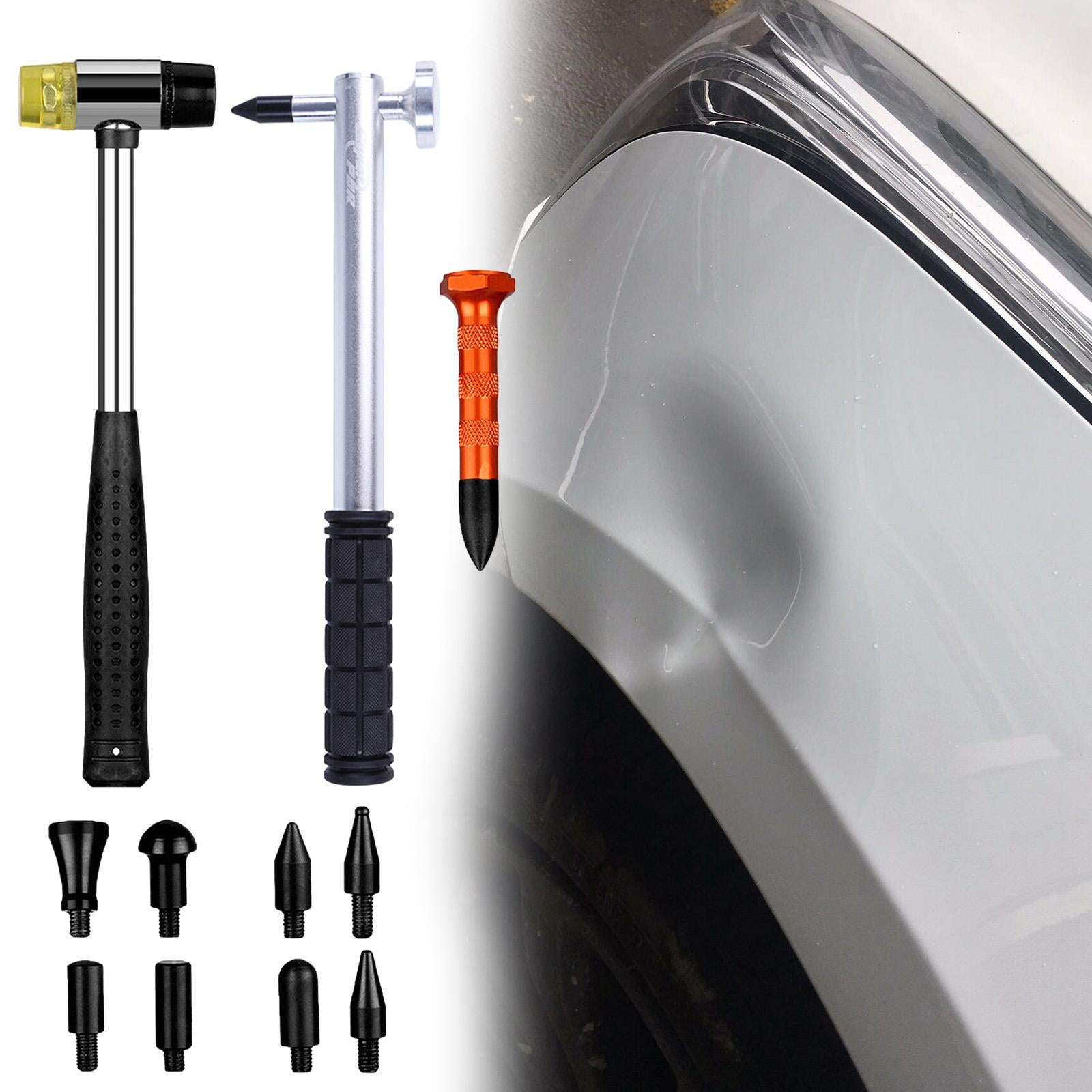 Car Body Dent Repair Tool Kit with 9 Shapes Tips for Vehicle SUV Sturdy