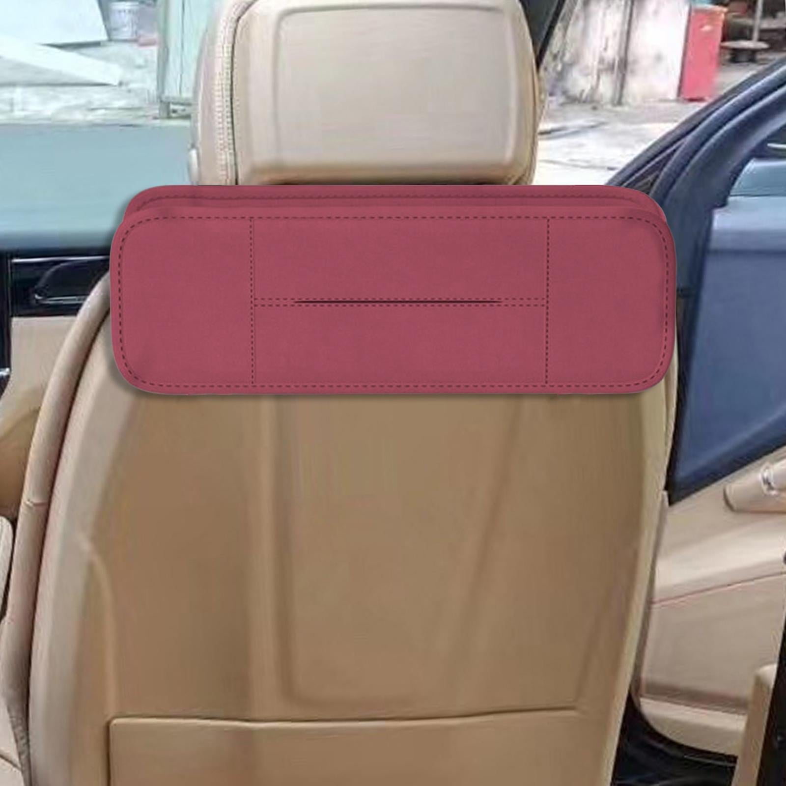 Car Seat Back Organizer Stylish Waterproof Seat Back Organizer Tissue Holder red