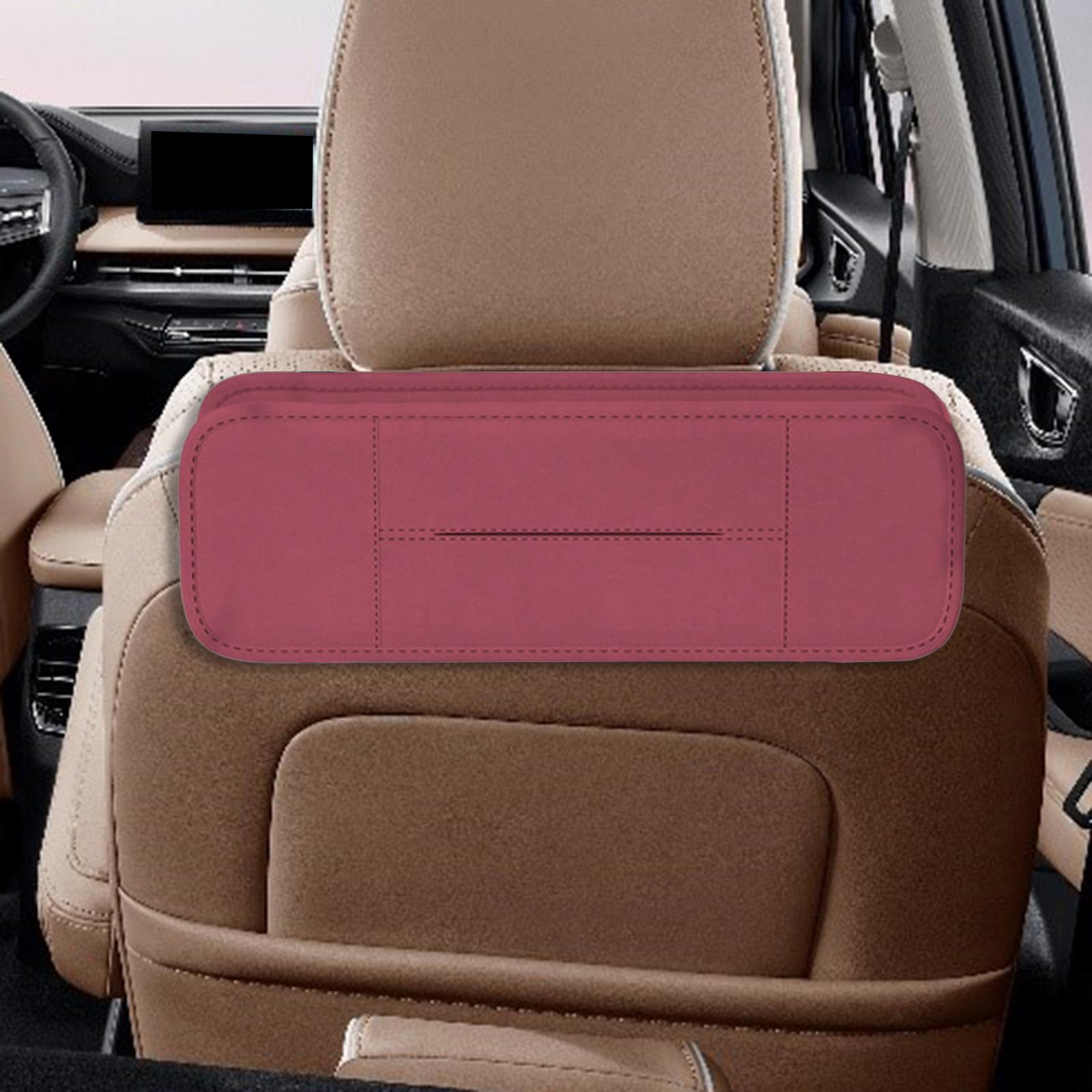 Car Seat Back Organizer Stylish Waterproof Seat Back Organizer Tissue Holder red