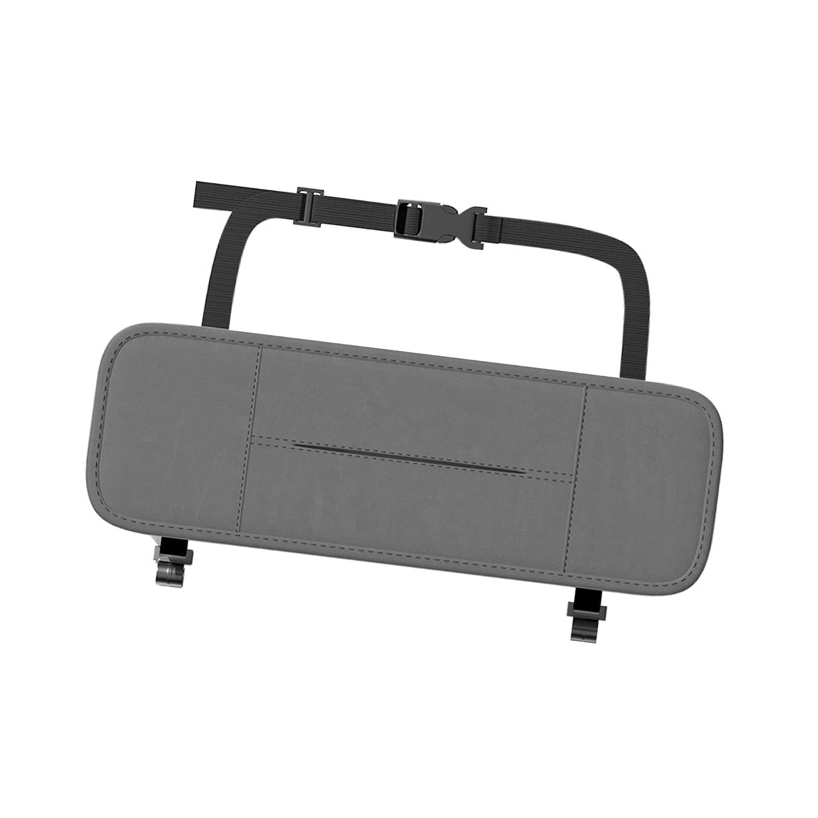 Car Seat Back Organizer Stylish Waterproof Seat Back Organizer Tissue Holder grey