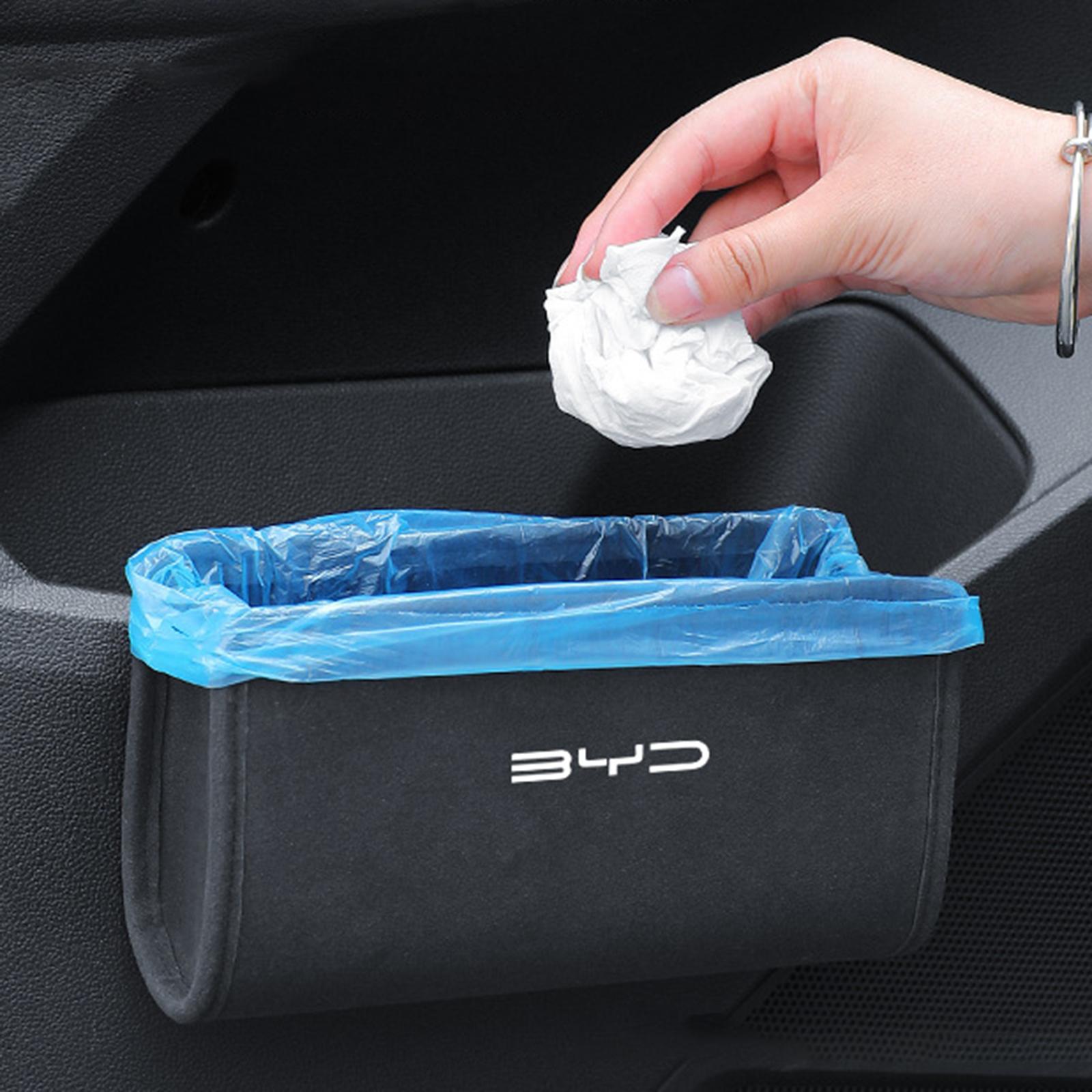 Headrest Car Trash Bin Vehicle Accessory Car Door Trash Bin for Byd Qin
