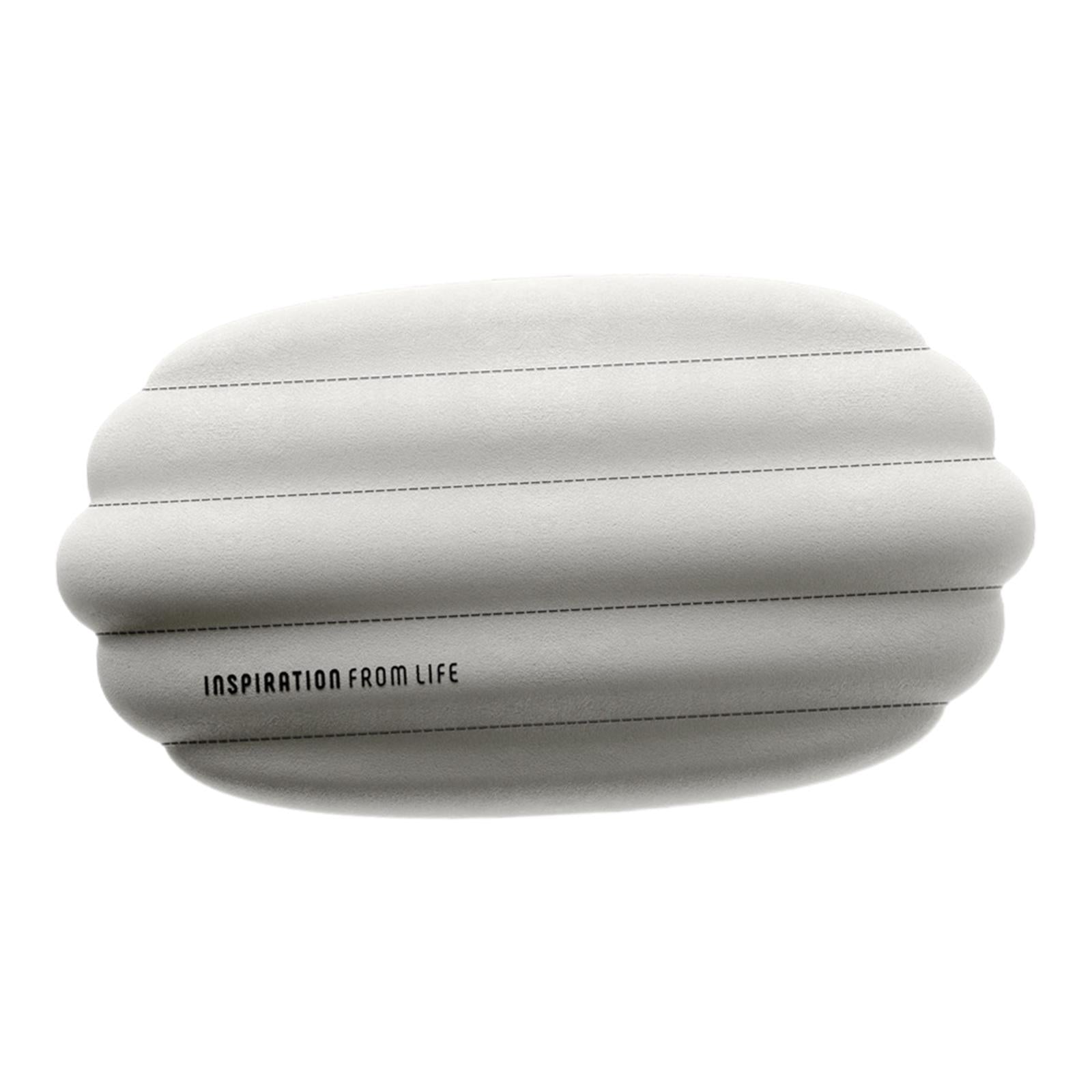 Air Headrest Pillow Interior Accessories Memory Foam Soft Seat Back Pillow Beige
