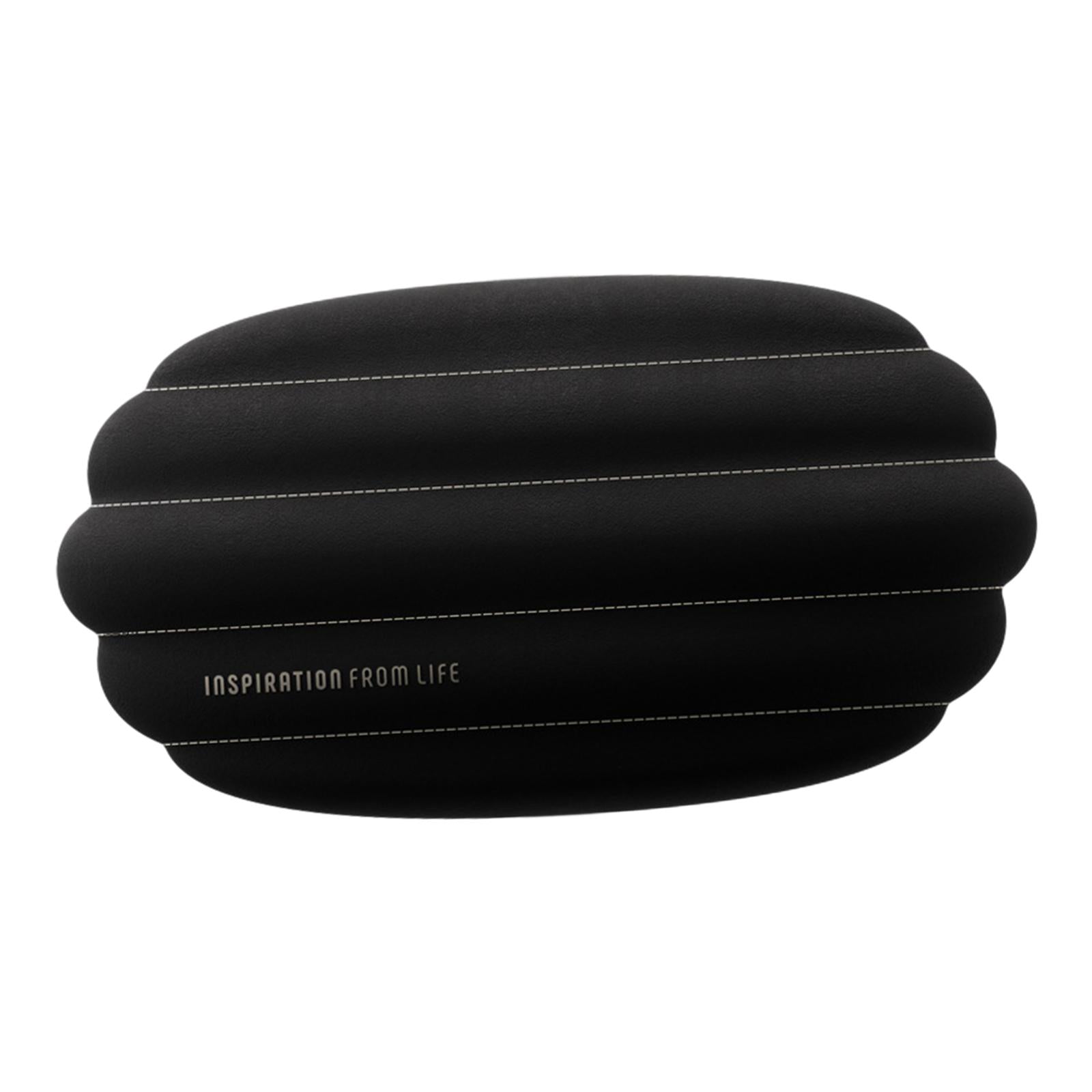 Air Headrest Pillow Interior Accessories Memory Foam Soft Seat Back Pillow Black