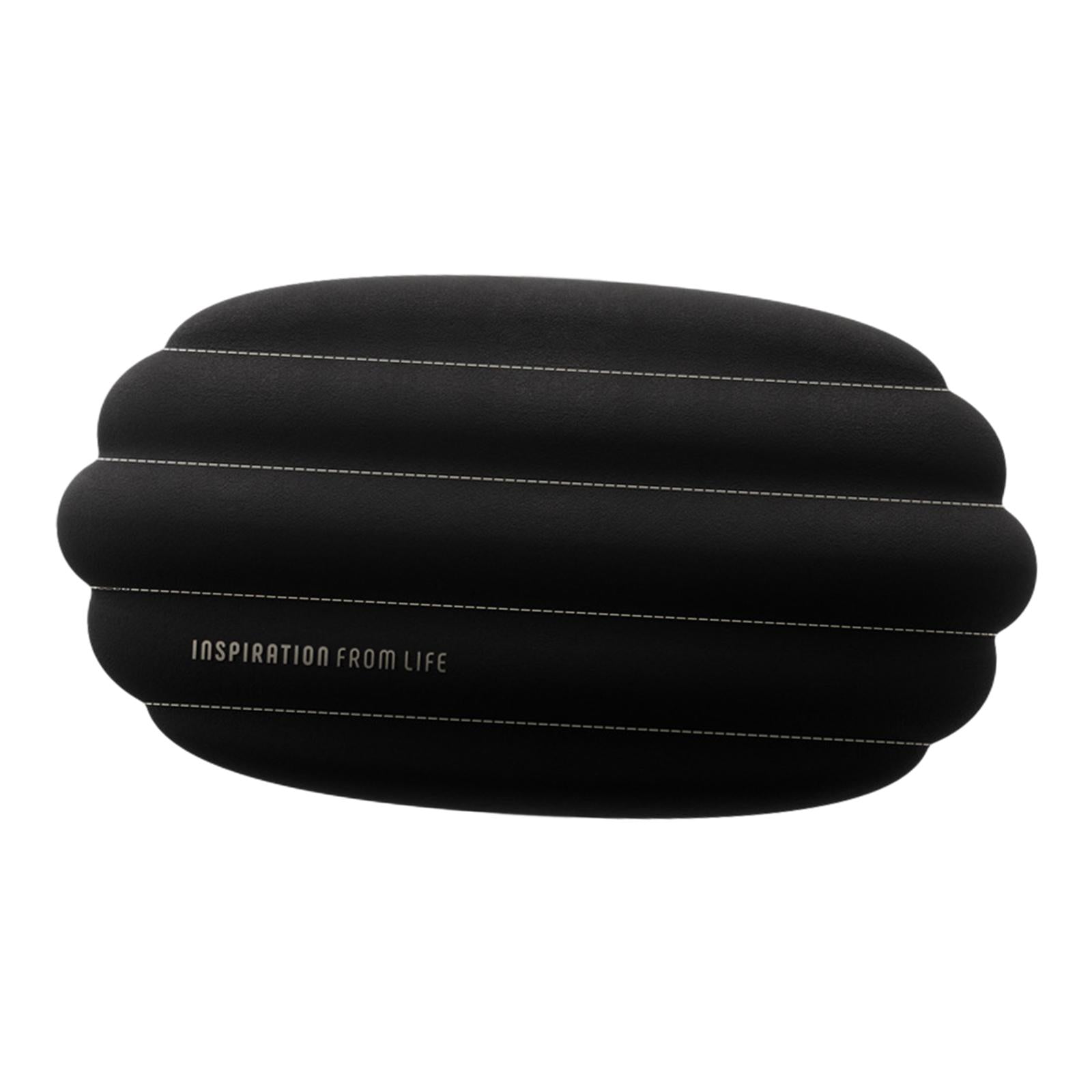 Air Headrest Pillow Interior Accessories Memory Foam Soft Seat Back Pillow Black