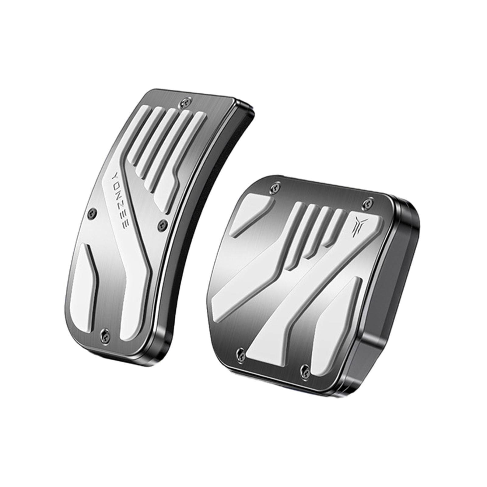 Foot Pedal Pads Set Replacement Parts for Tesla Model 3 / Y Accessories White
