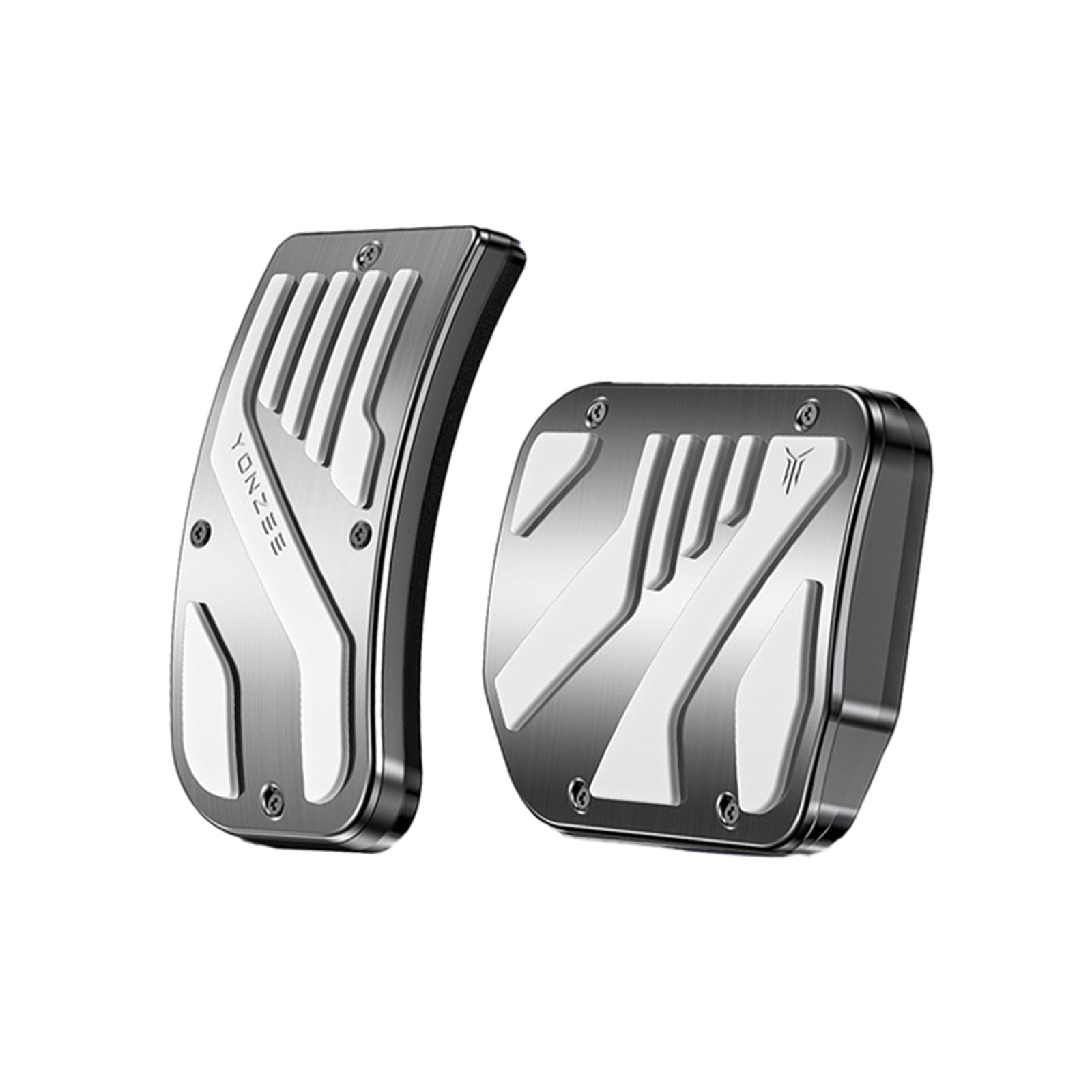 Foot Pedal Pads Set Replacement Parts for Tesla Model 3 / Y Accessories White