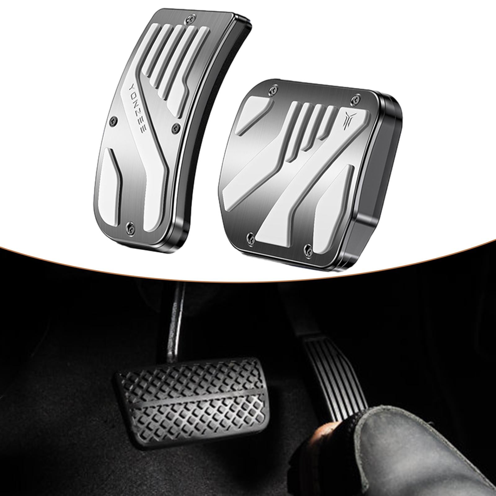 Foot Pedal Pads Set Replacement Parts for Tesla Model 3 / Y Accessories White
