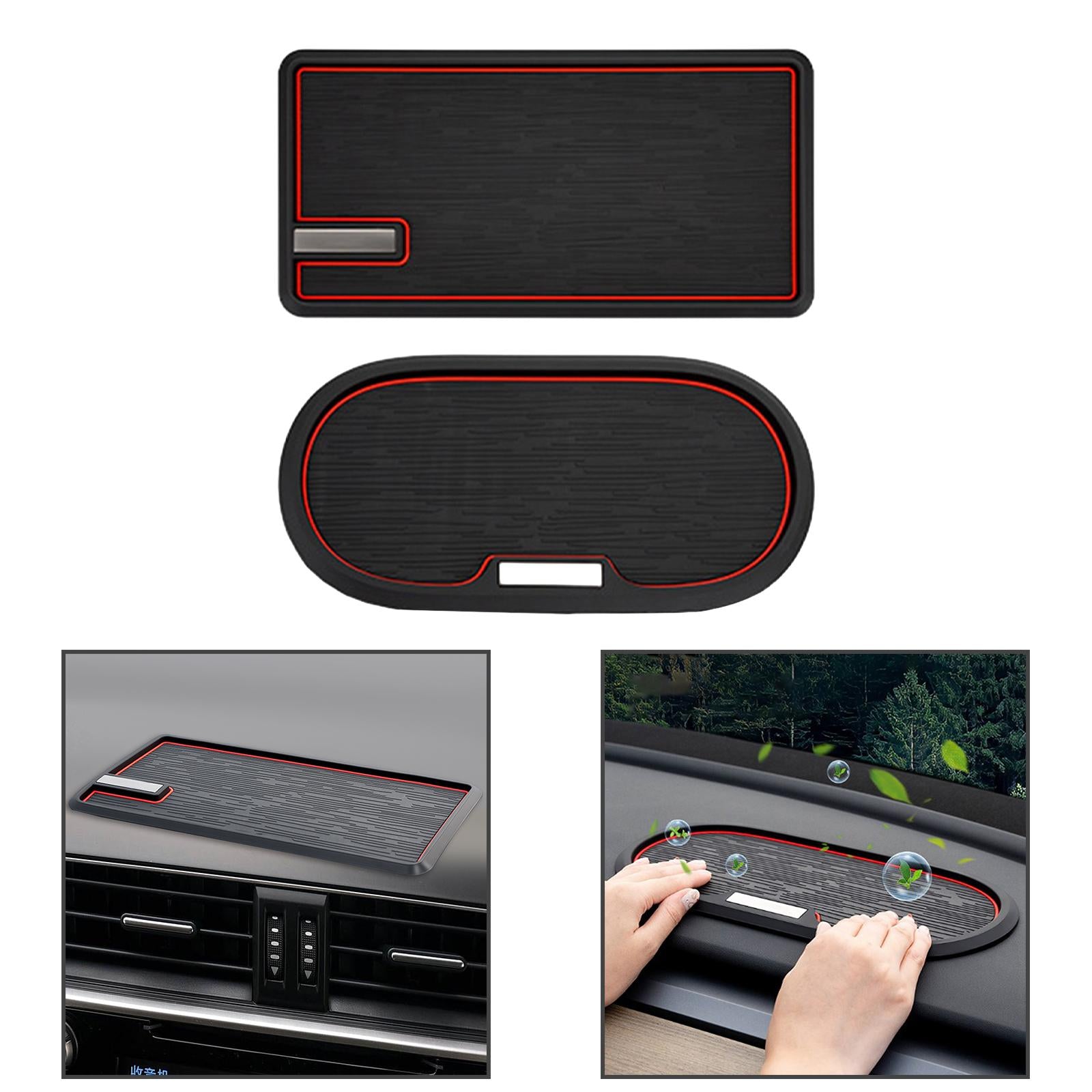Car Dashboard Mat Reusable Auto Phone Holder for Phones Sunglasses Keys Square