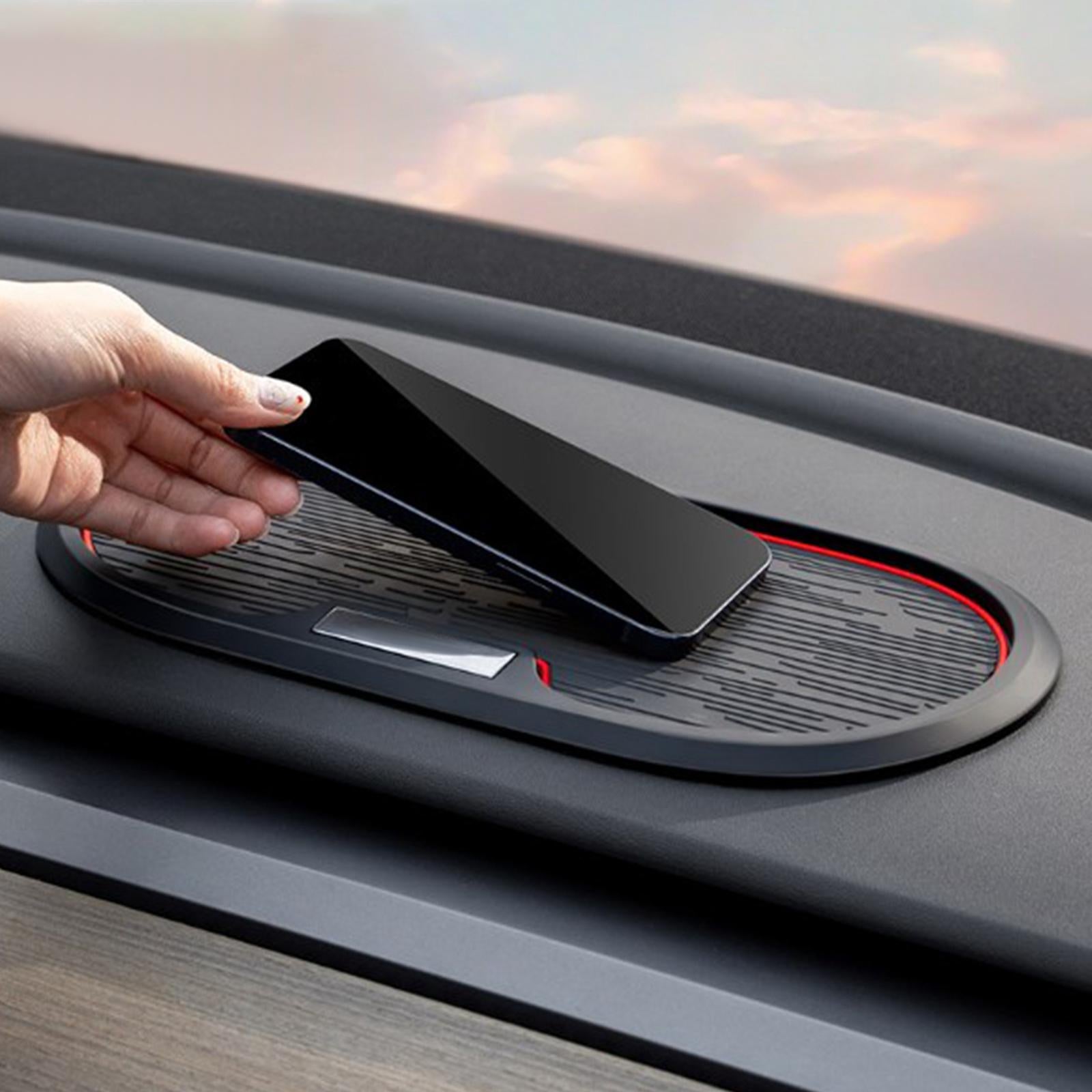 Car Dashboard Mat Reusable Auto Phone Holder for Phones Sunglasses Keys Square