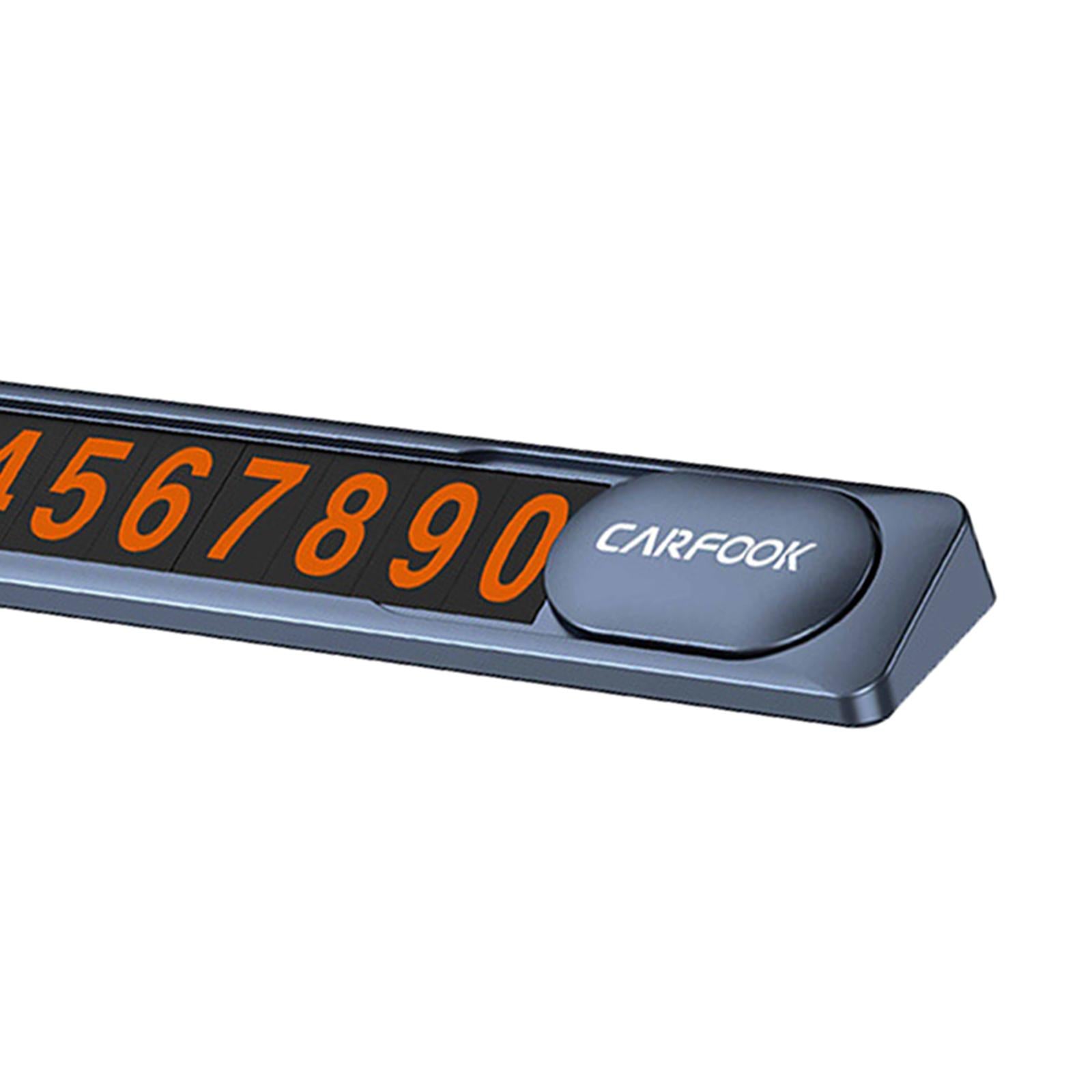 Hide Phone Number Plate Lightweight Car Temporary Parking Card Number Plate