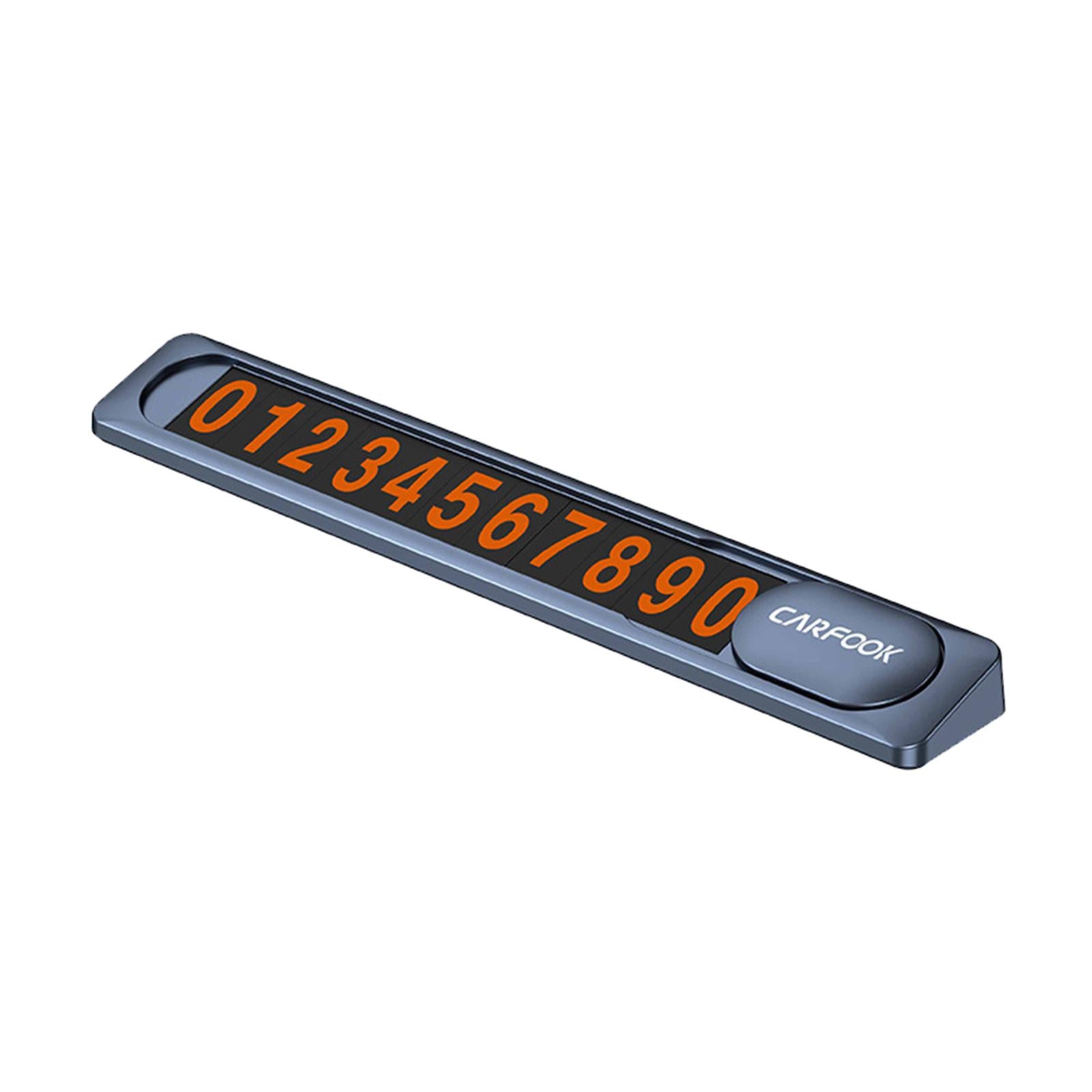 Hide Phone Number Plate Lightweight Car Temporary Parking Card Number Plate