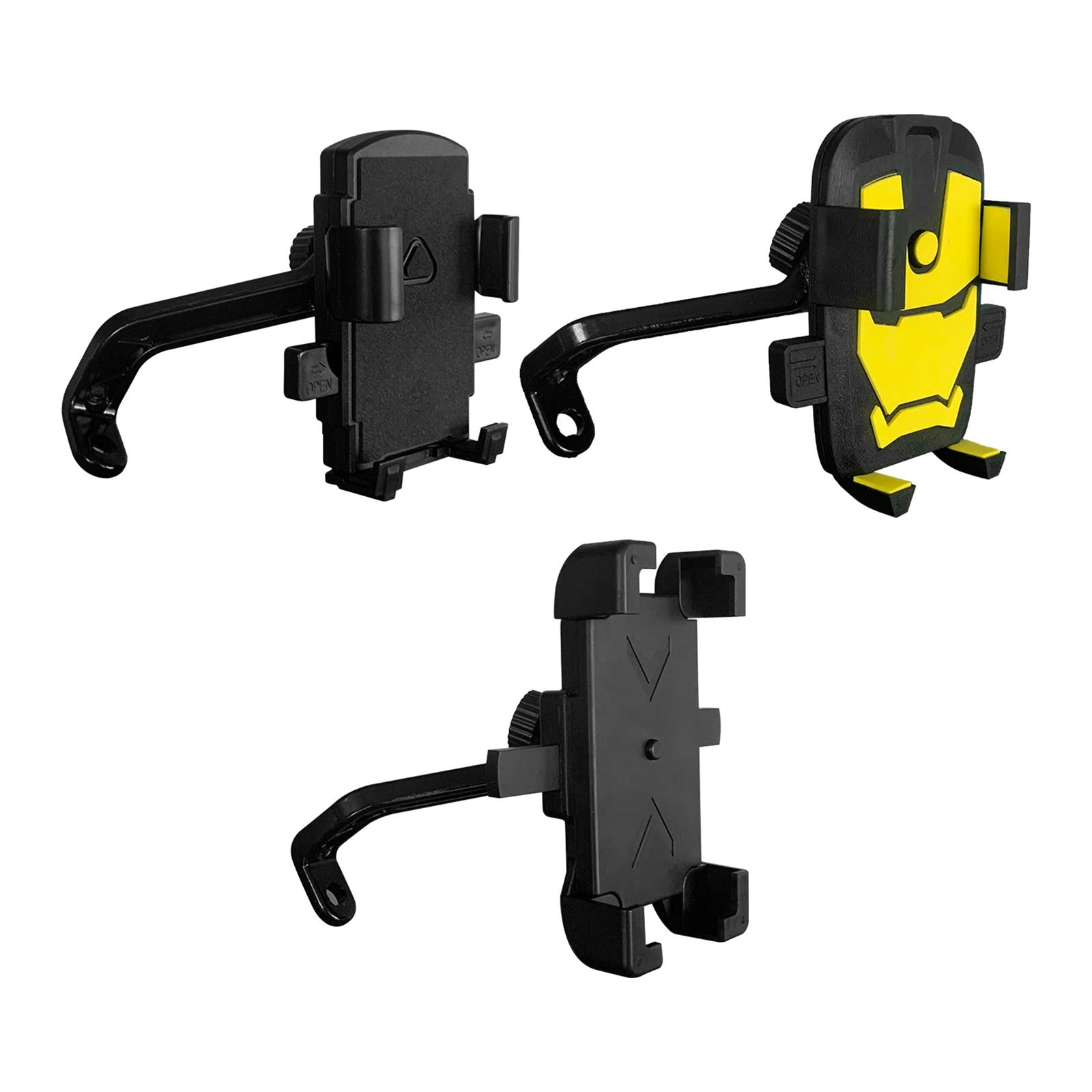 Motorcycle Cell Phone Mount Holder for Smartphone 4.7-7.1inch Style C