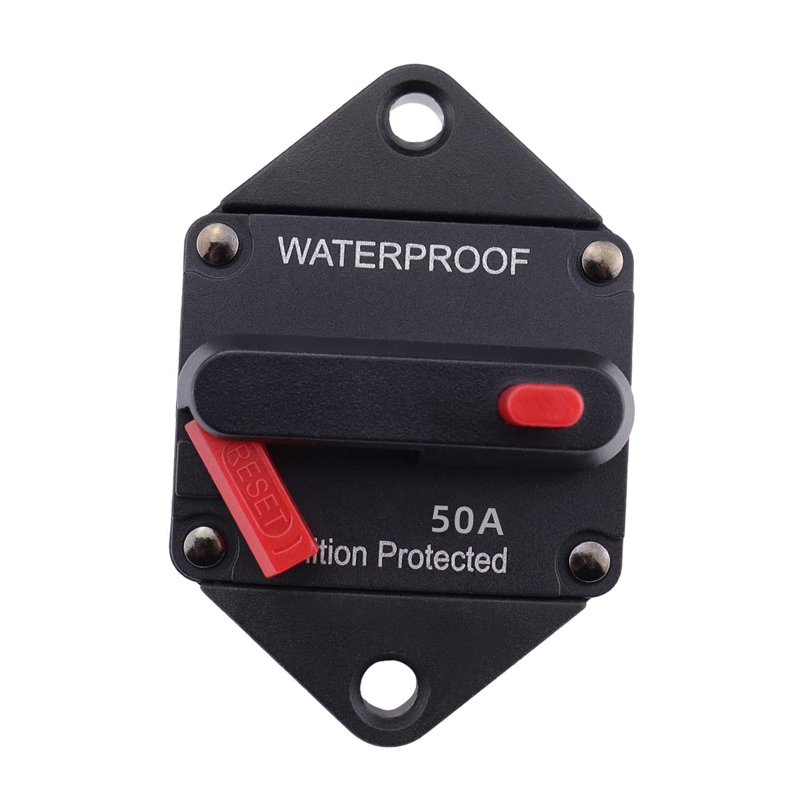 Circuit Breaker Premium with Manual Reset Button for Auto Truck Trailer 50A