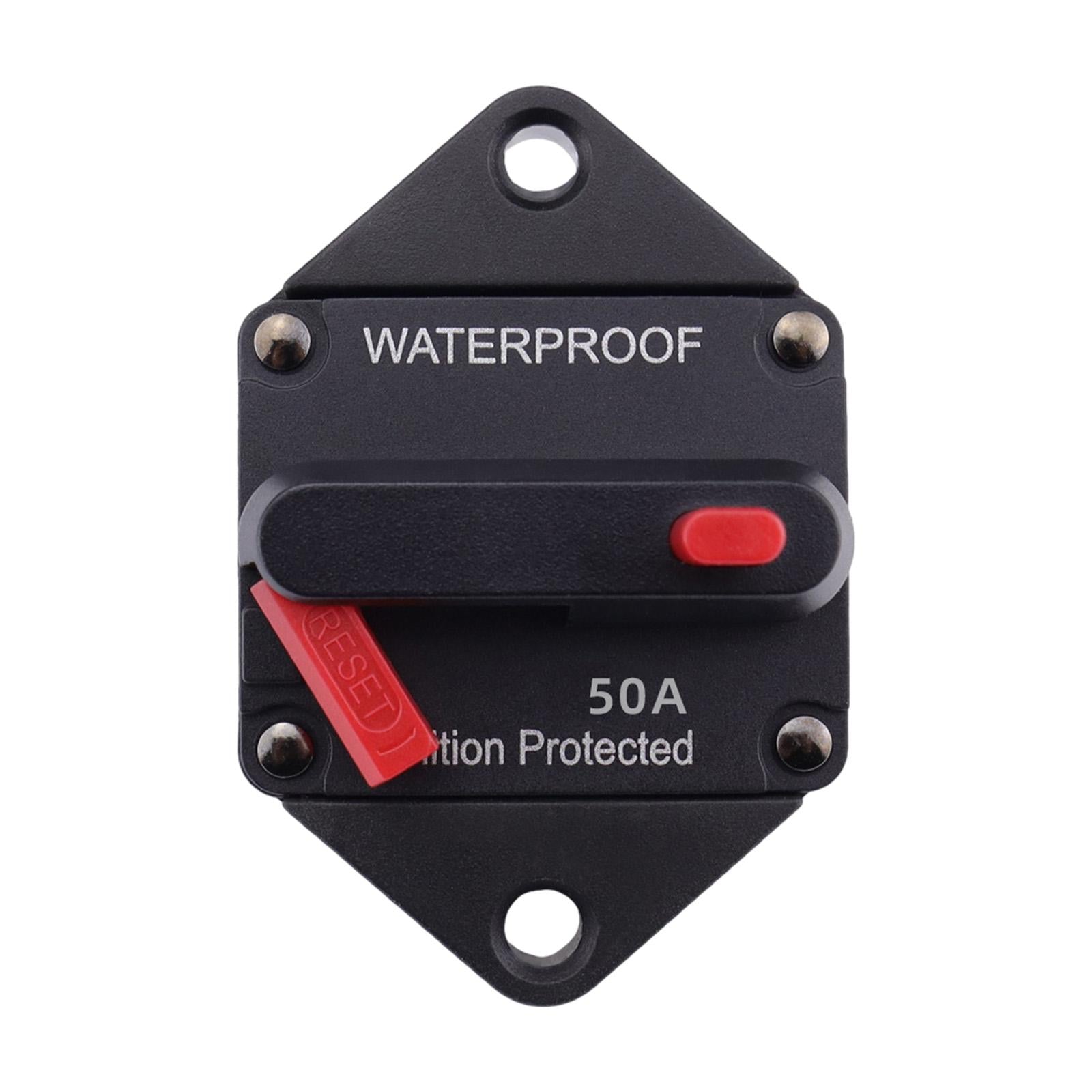 Circuit Breaker Premium with Manual Reset Button for Auto Truck Trailer 50A