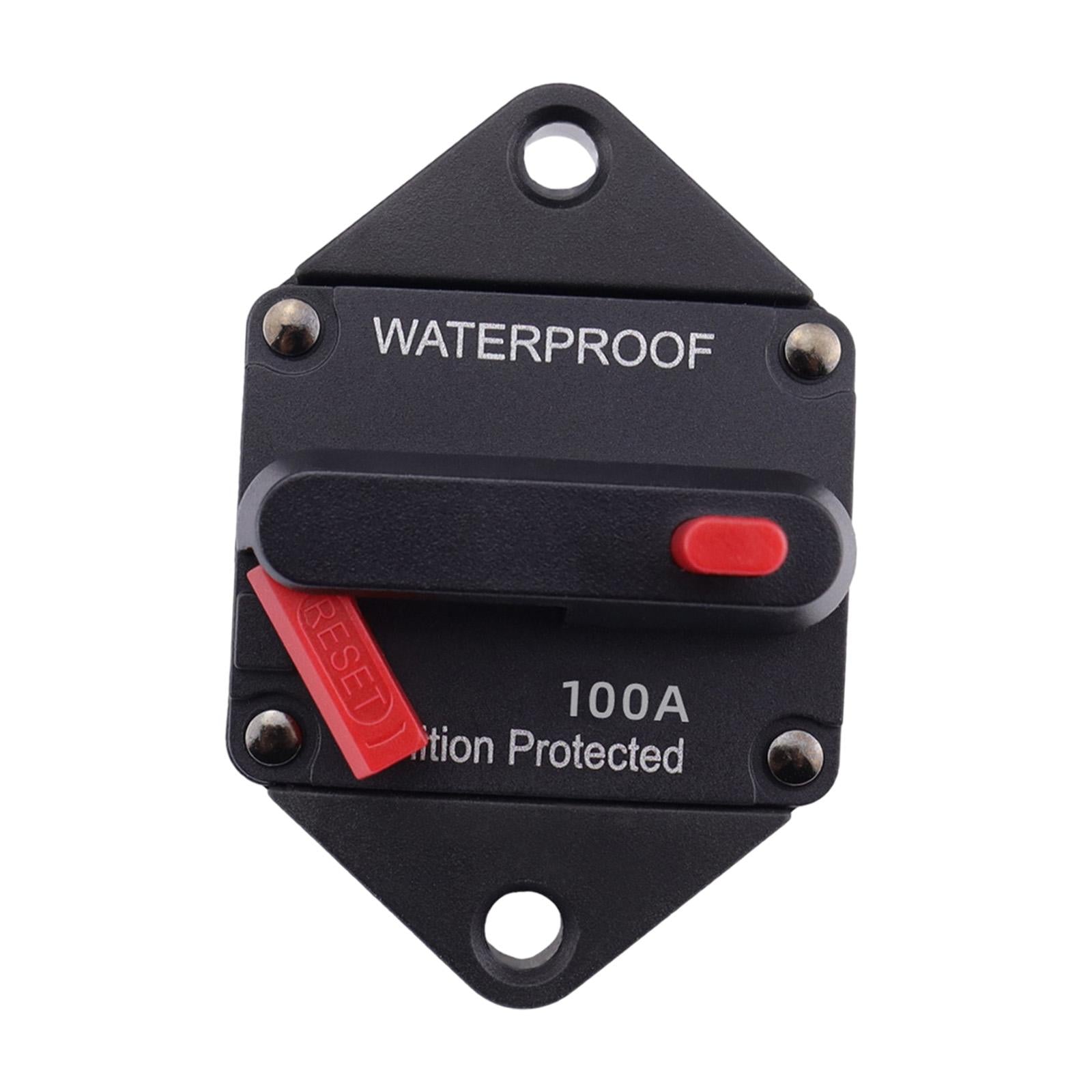 Circuit Breaker Premium with Manual Reset Button for Auto Truck Trailer 100A