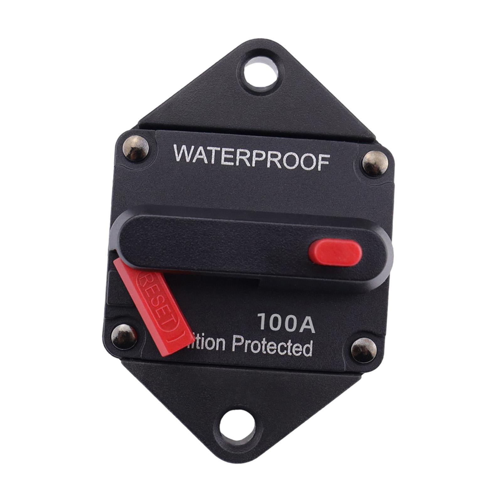 Circuit Breaker Premium with Manual Reset Button for Auto Truck Trailer 100A