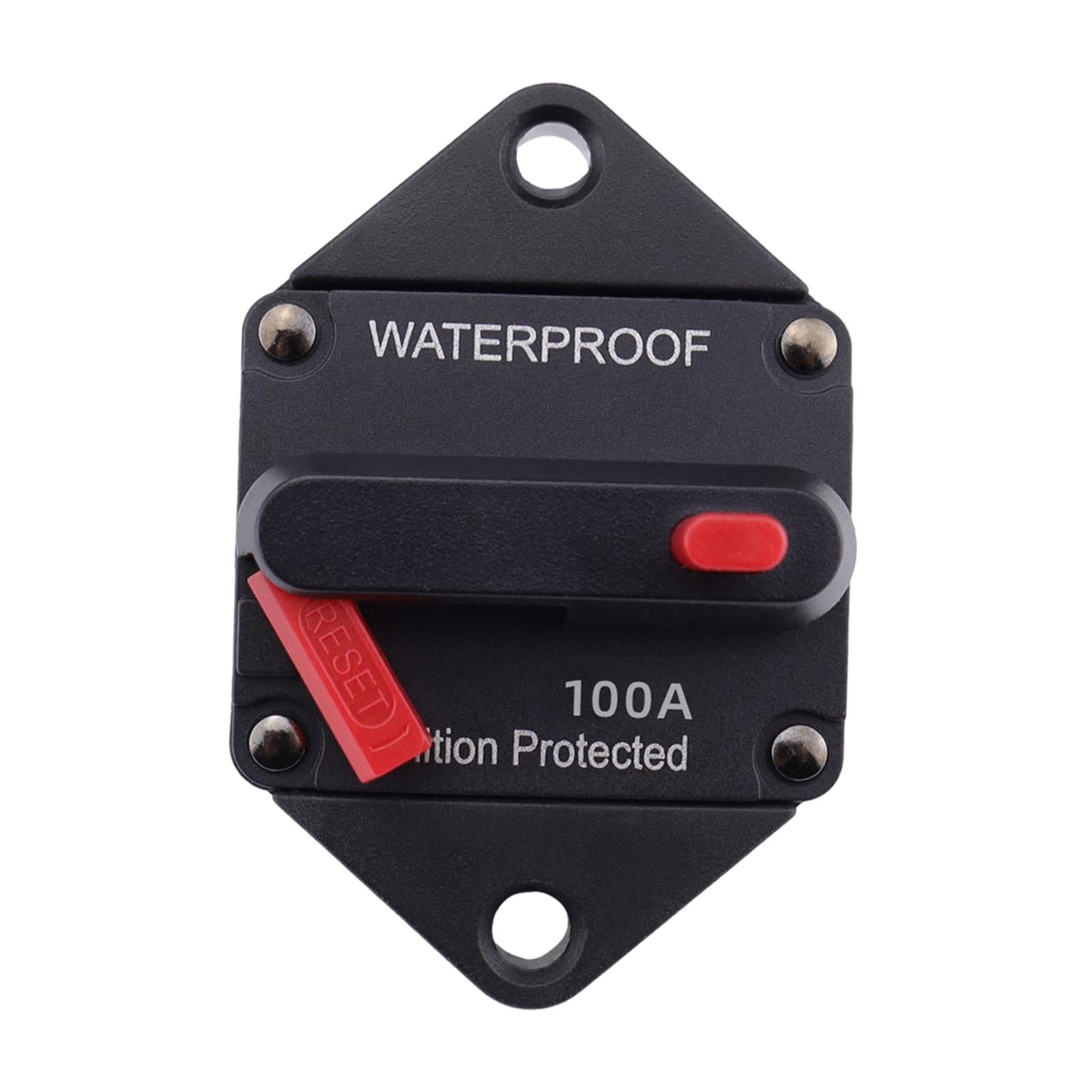 Circuit Breaker Premium with Manual Reset Button for Auto Truck Trailer 100A