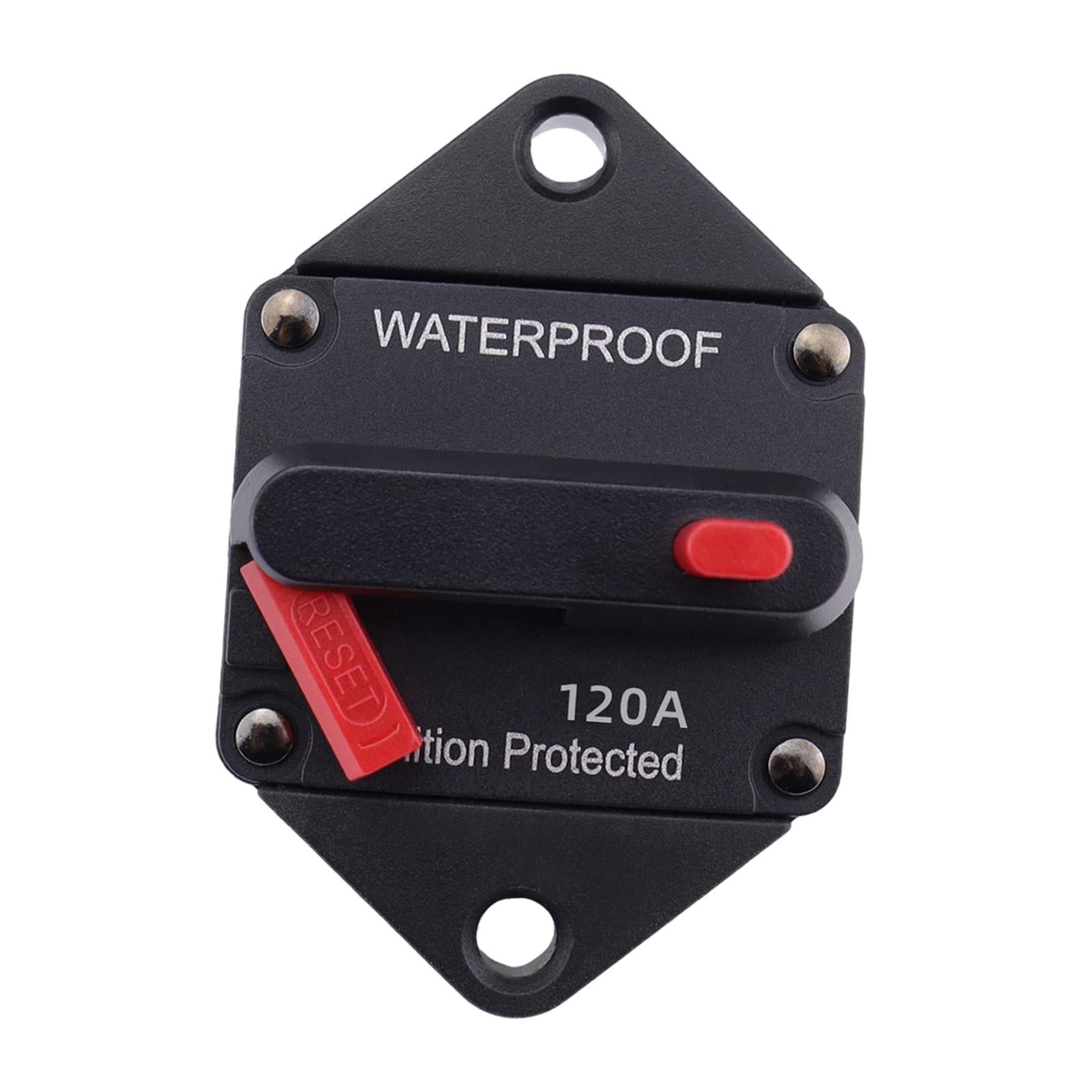 Circuit Breaker Premium with Manual Reset Button for Auto Truck Trailer 120A