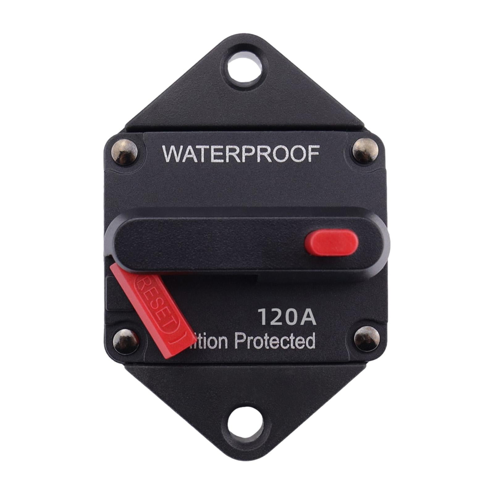 Circuit Breaker Premium with Manual Reset Button for Auto Truck Trailer 120A