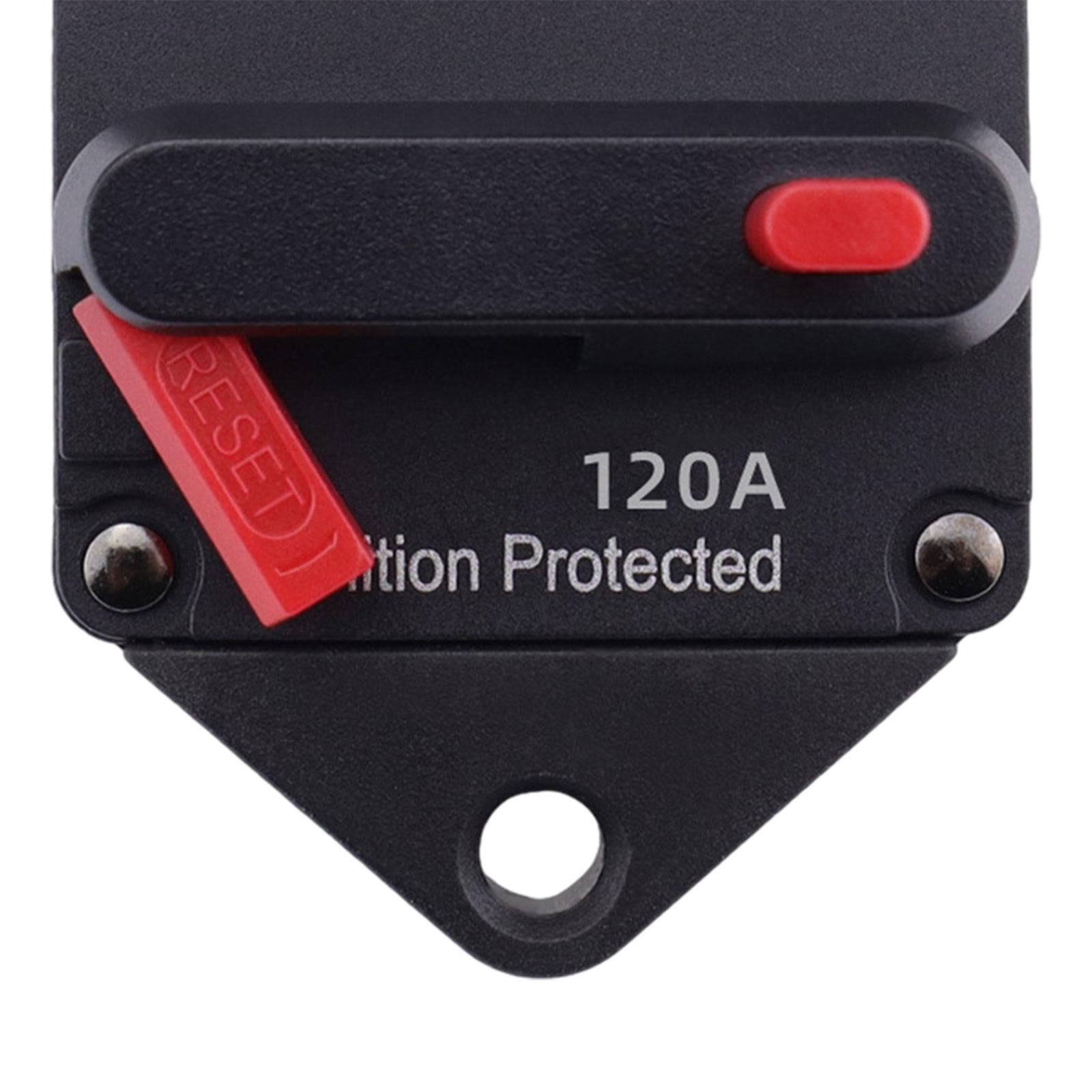 Circuit Breaker Premium with Manual Reset Button for Auto Truck Trailer 120A
