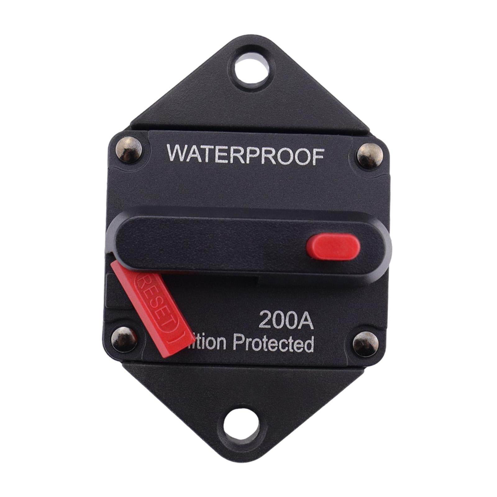 Circuit Breaker Premium with Manual Reset Button for Auto Truck Trailer 200A