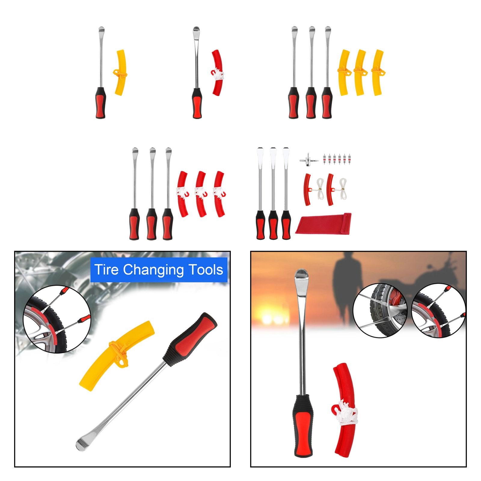 Tire Spoon Lever Multifunction Durable Bike Tire Removal Tool Bike Tire Tool Yellow