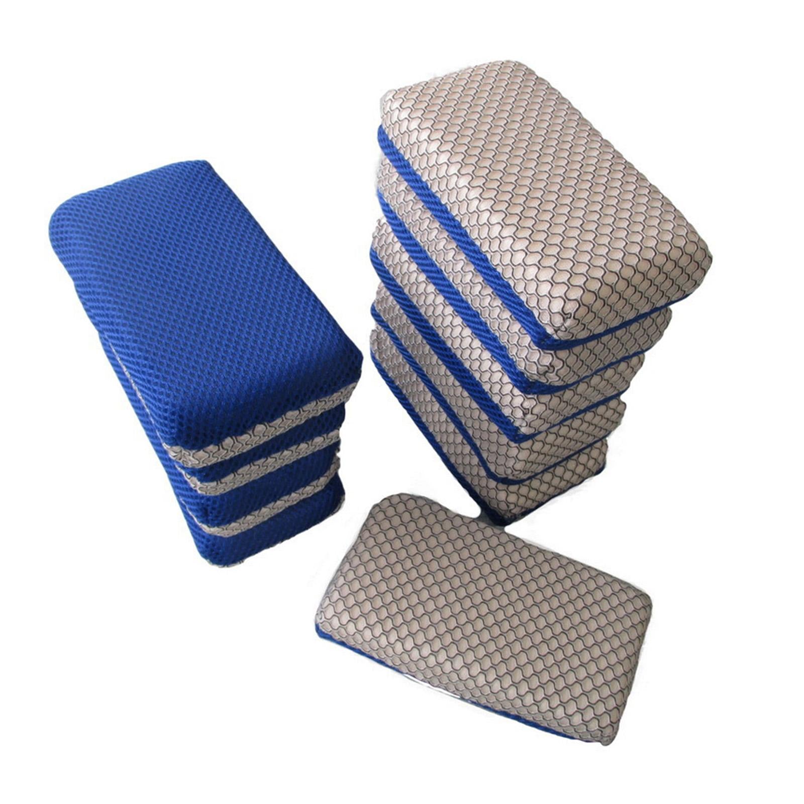 3x Car Sponges for Detailing Tools Easy to Use Multipurpose Two Sided Sponge