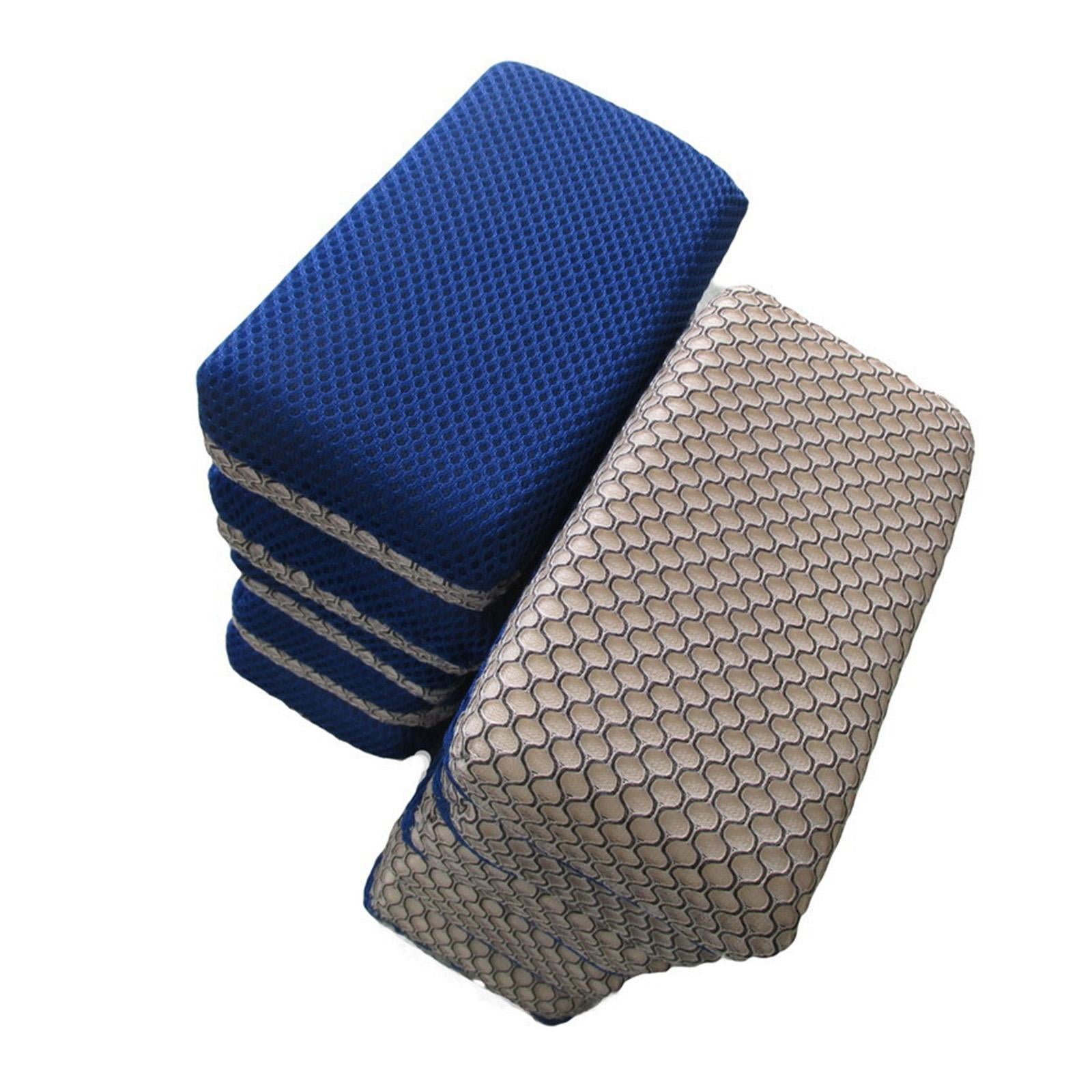 3x Car Sponges for Detailing Tools Easy to Use Multipurpose Two Sided Sponge