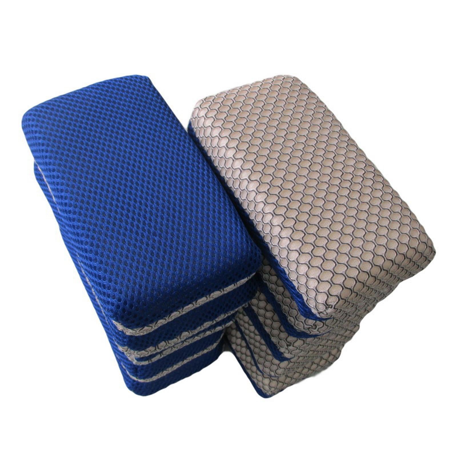 3x Car Sponges for Detailing Tools Easy to Use Multipurpose Two Sided Sponge