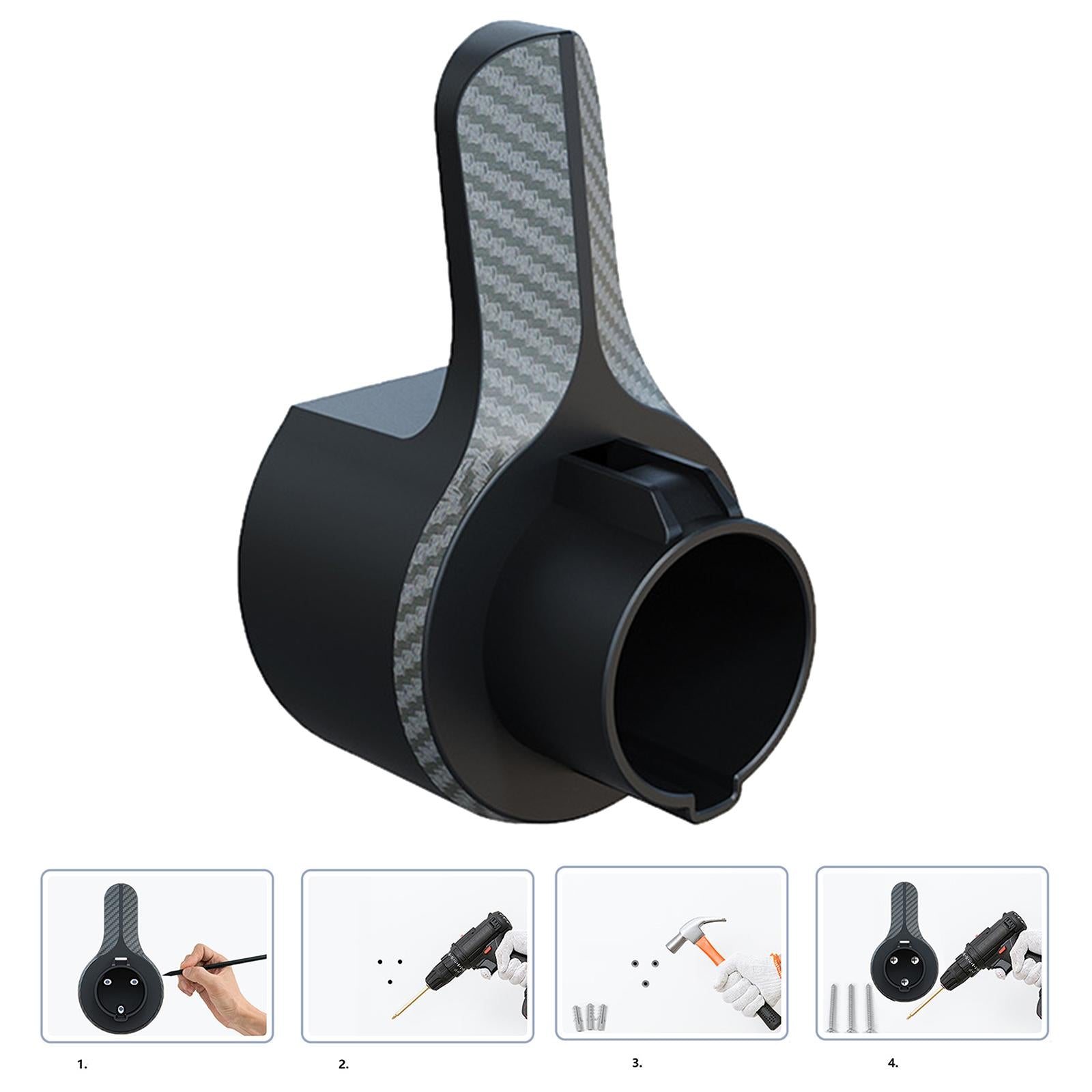 EV Charger Holder Wall Mounted for Charging Cable Electric Vehicle Trip