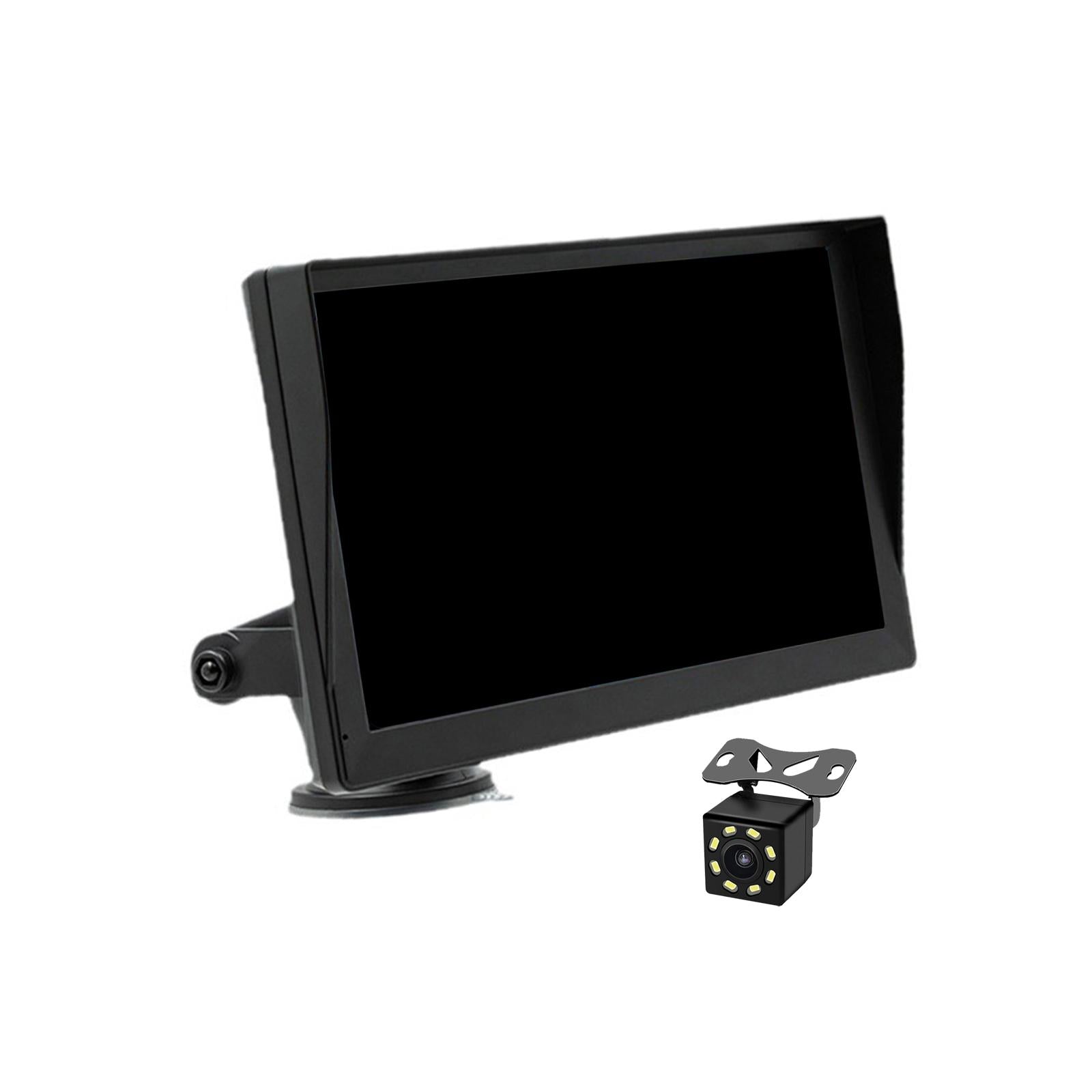 Car Driving Record 9inch Large Screen 2.5K Dashboard Camera Parking Monitor