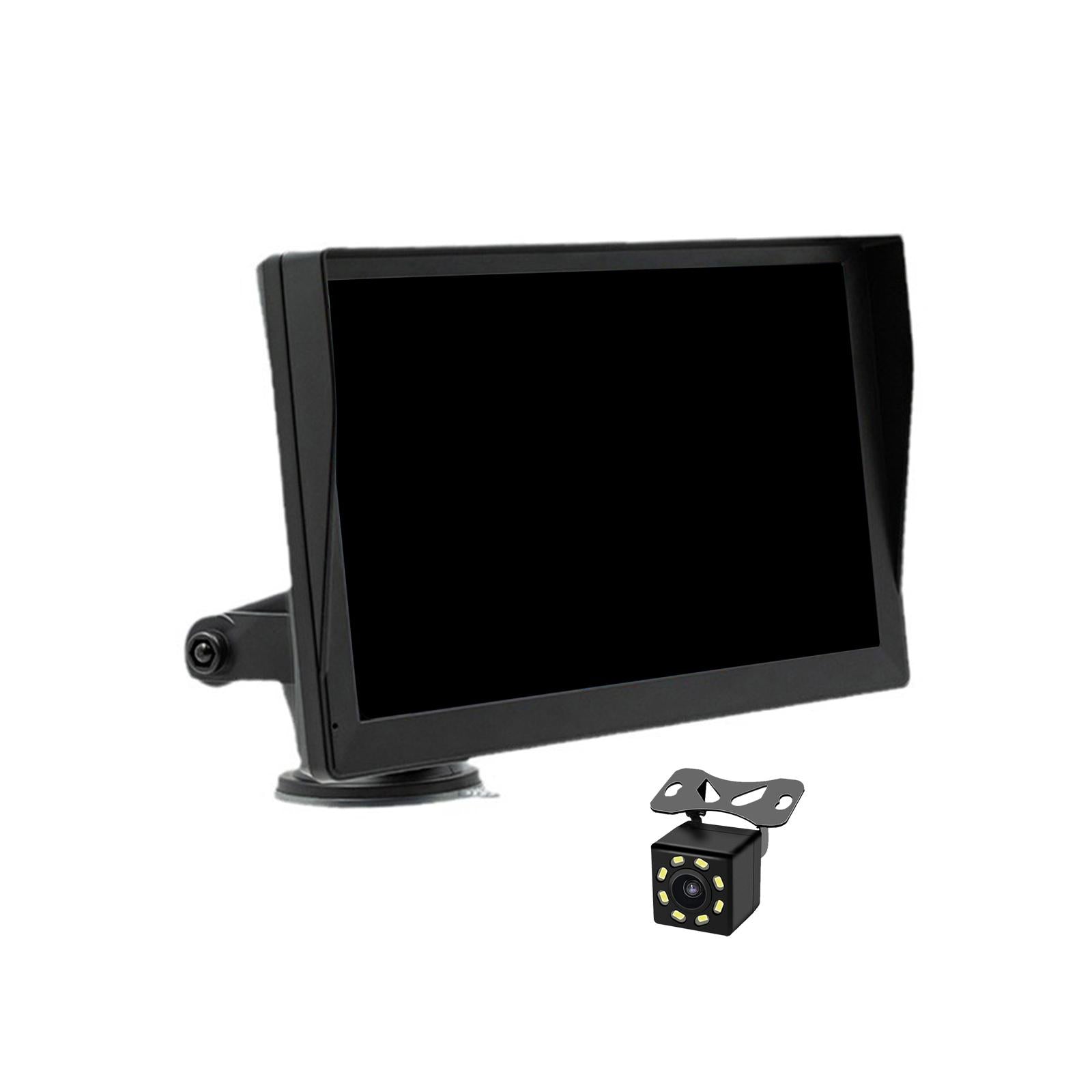 Car Driving Record 9inch Large Screen 2.5K Dashboard Camera Parking Monitor
