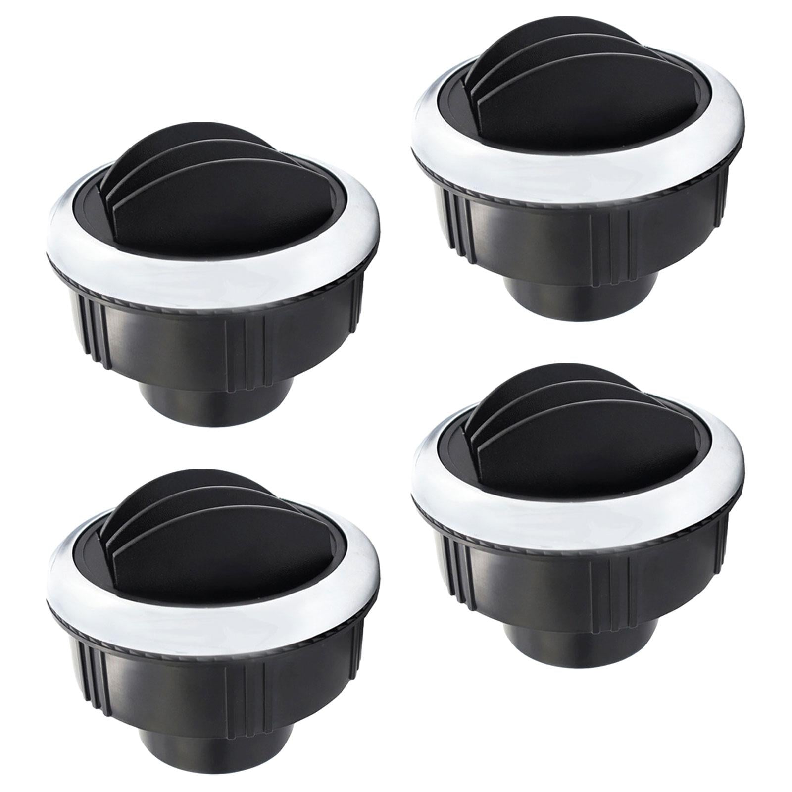 4 Pieces RV Bus Air Conditioning Outlet Vent Replace Parts Accessories Round