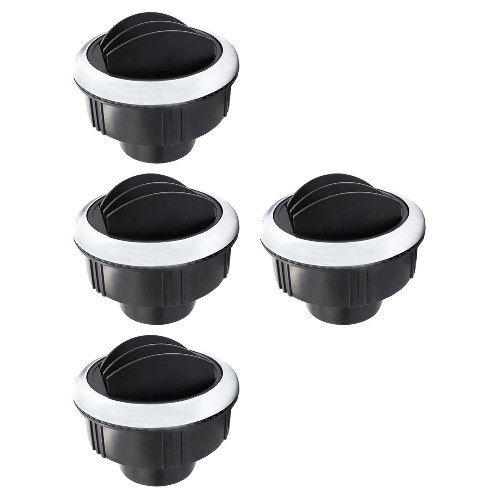 4 Pieces RV Bus Air Conditioning Outlet Vent Replace Parts Accessories Round