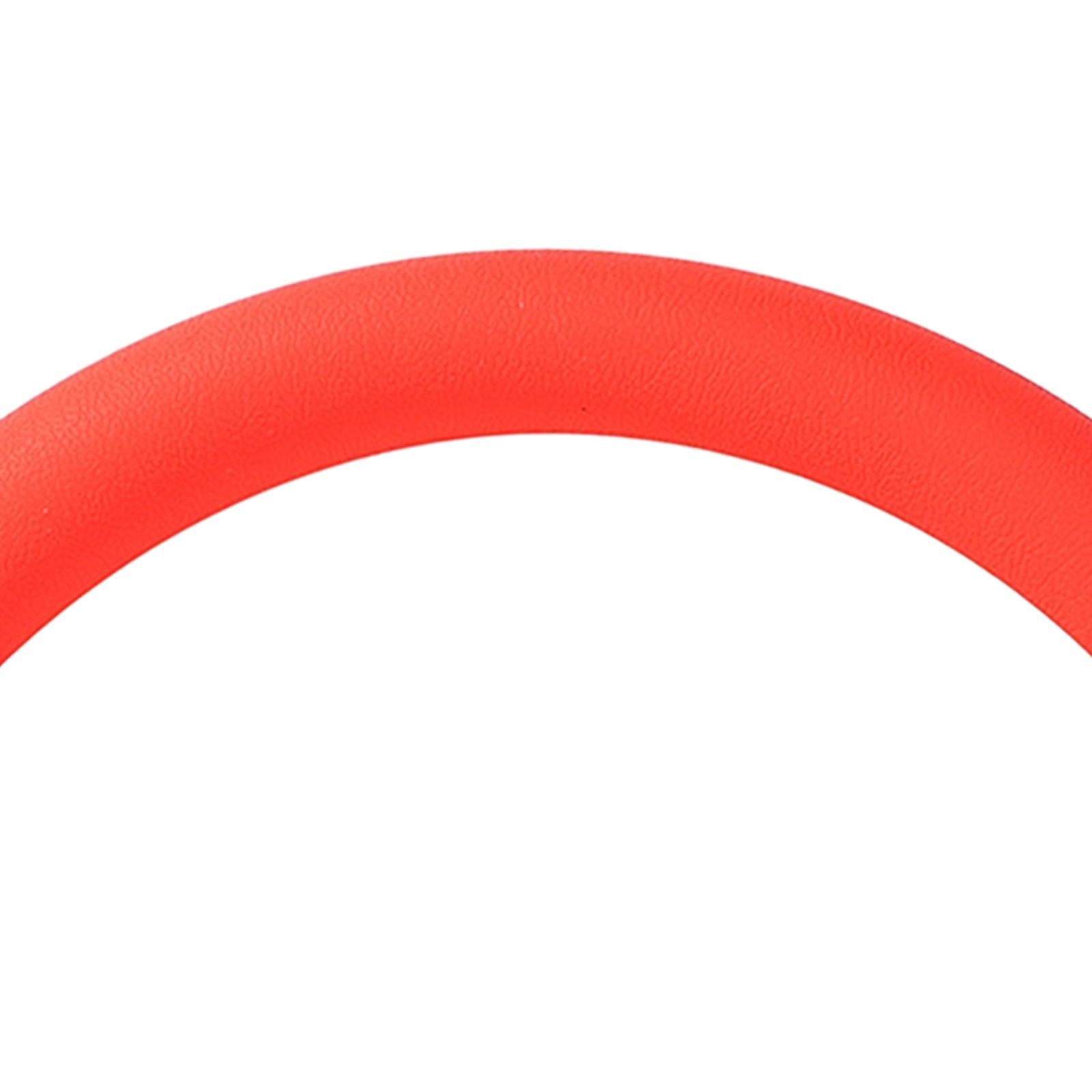 Car Steering Wheel Cover Auto Decoration Covers Comfortable Protective Cover Red