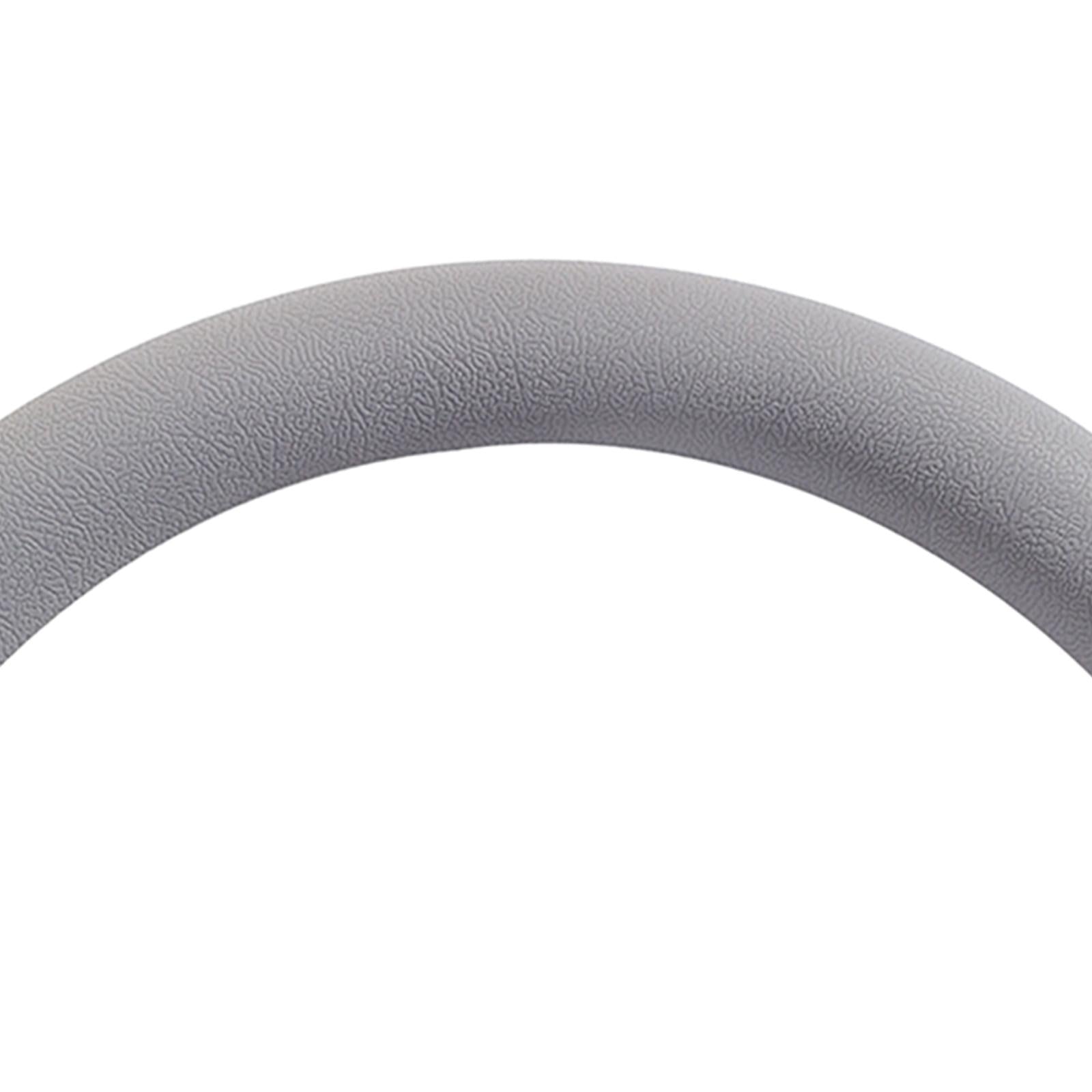 Car Steering Wheel Cover Auto Decoration Covers Comfortable Protective Cover Gray