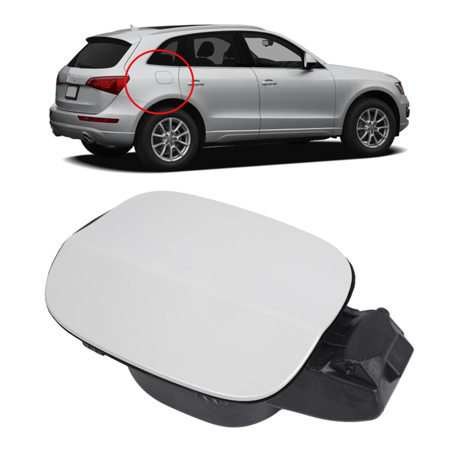 Fuel Tank Door Flap Cover Easy to Install Replaces 8R0809999B for Audi Q5