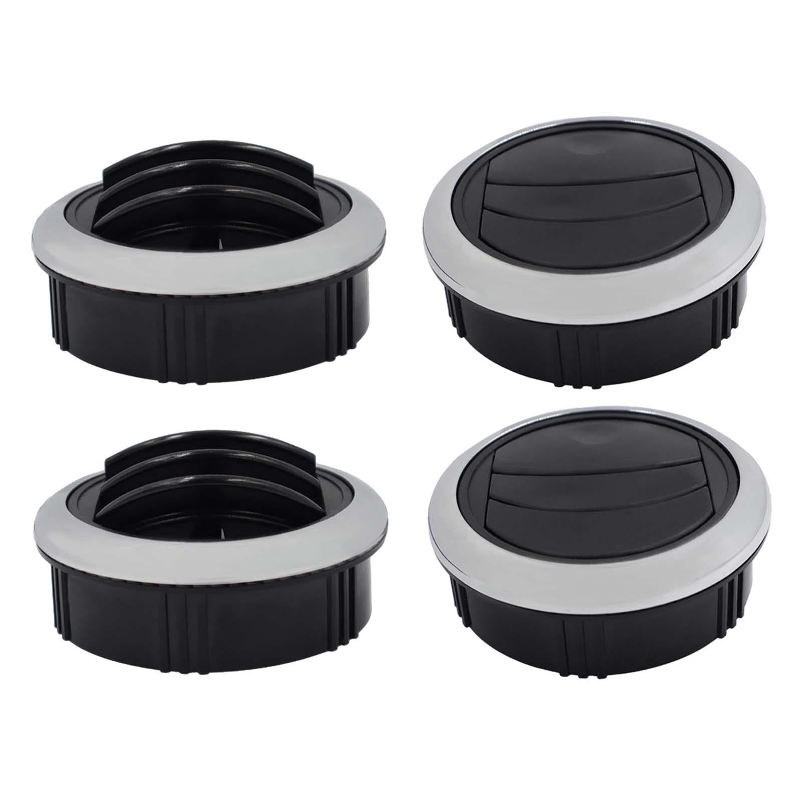 4Pcs RV Boat Yacht Dashboard Air Vent Side Roof Air Ventilation Outlet
