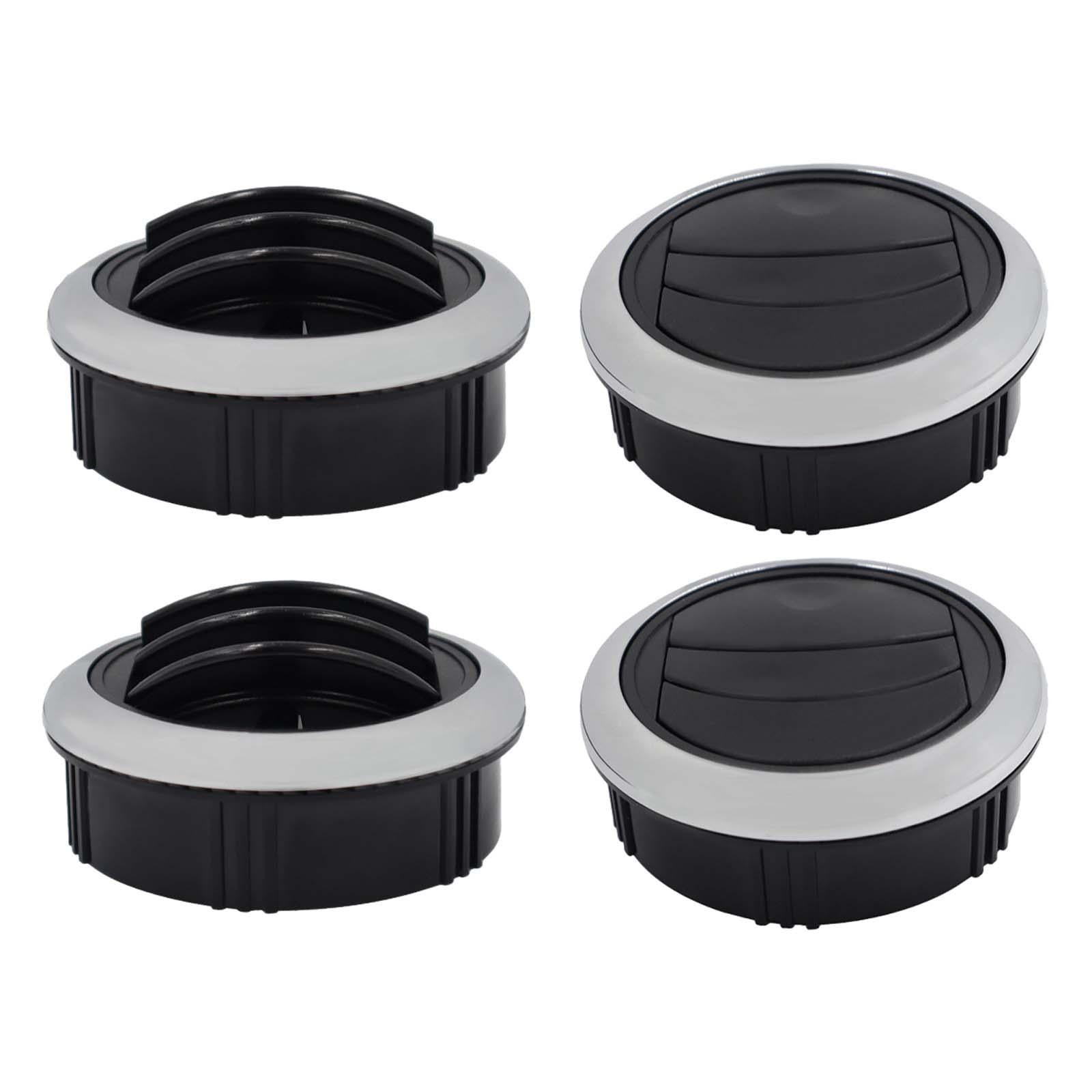 4Pcs RV Boat Yacht Dashboard Air Vent Side Roof Air Ventilation Outlet