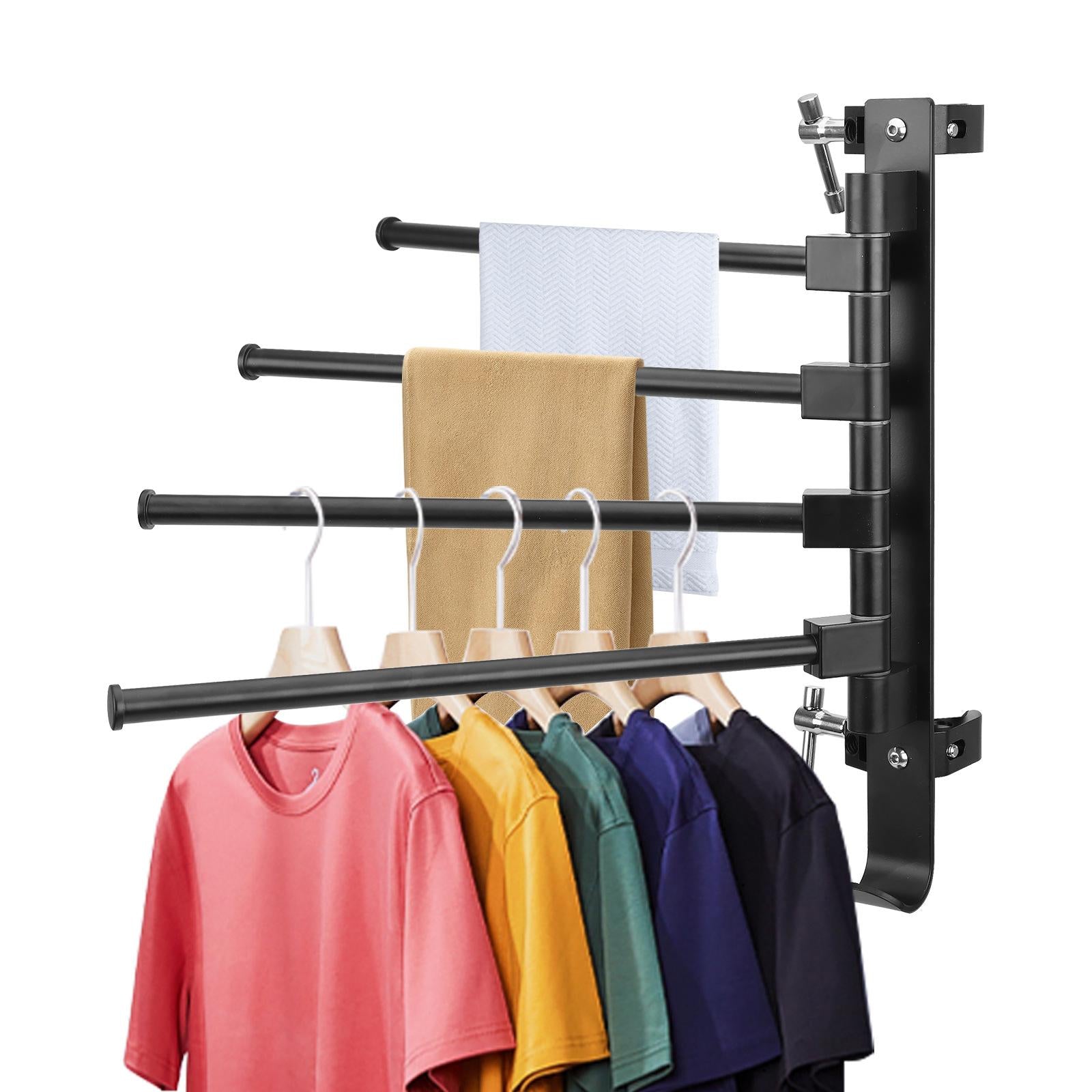RV Clothes Drying Rack Portable Hanger for Trailer Truck Bathroom