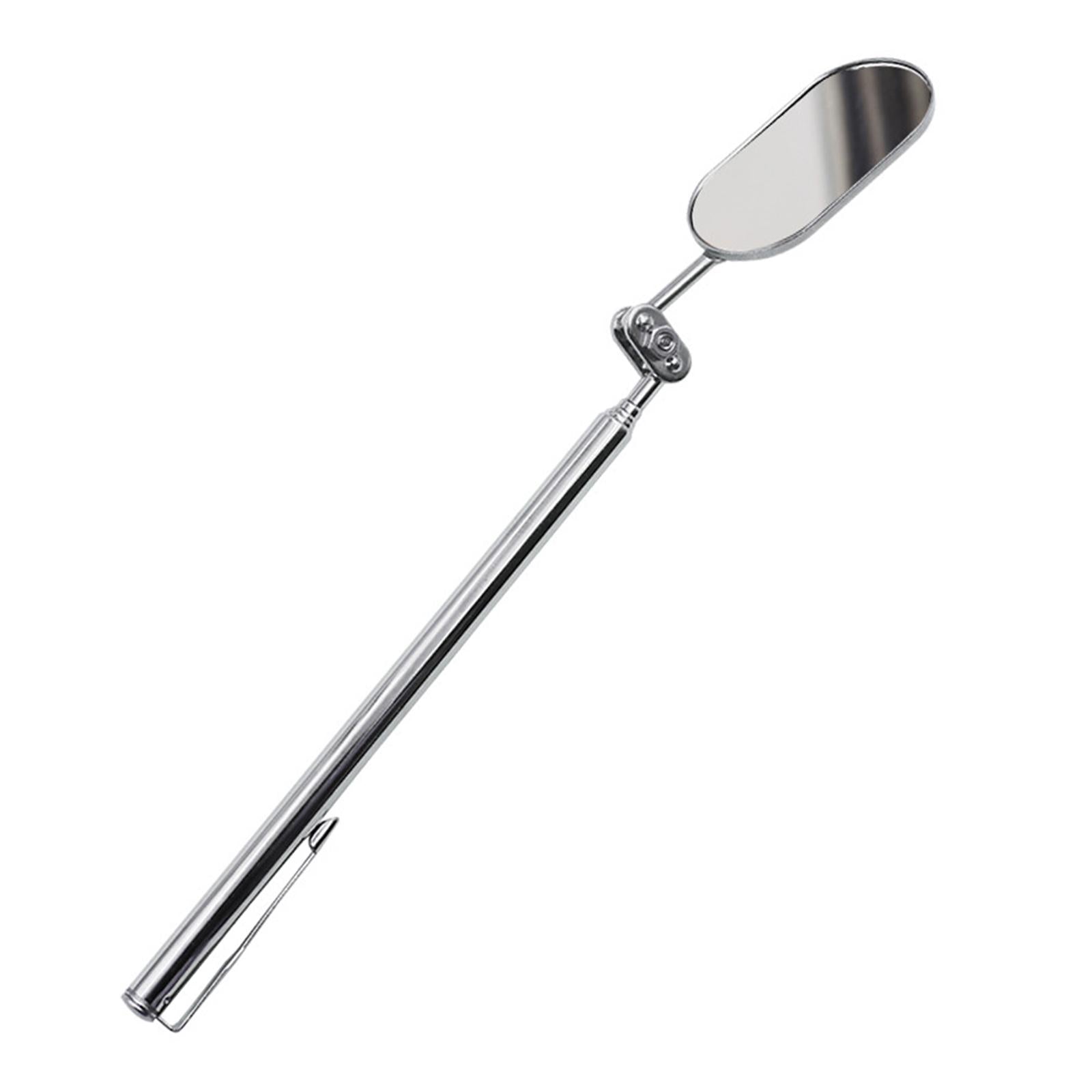 4xTelescoping Inspection Mirror 360 Swivel Multipurpose Metal Mechanics Mirror