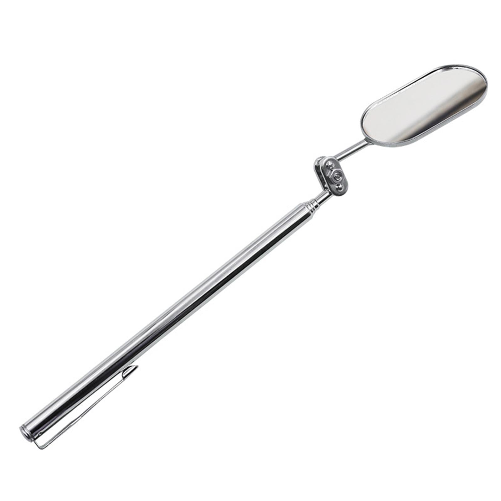 2xTelescoping Inspection Mirror 360 Swivel Multipurpose Metal Mechanics Mirror